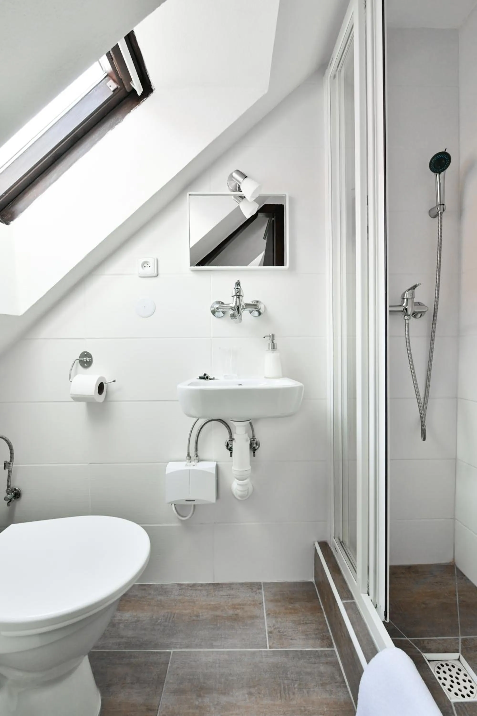 Bathroom in Hotel Pivoňka