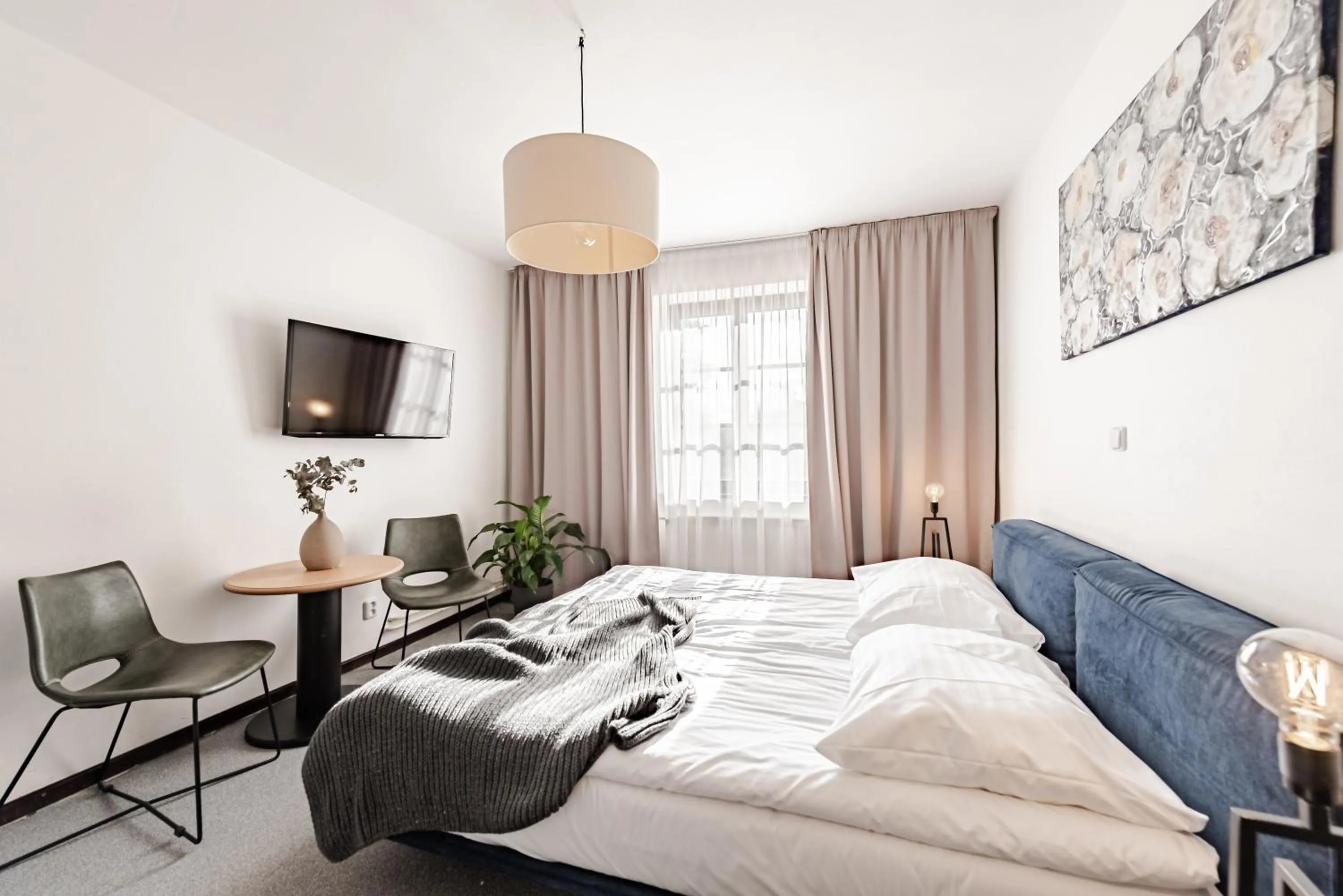 Bed in Hotel Pivoňka