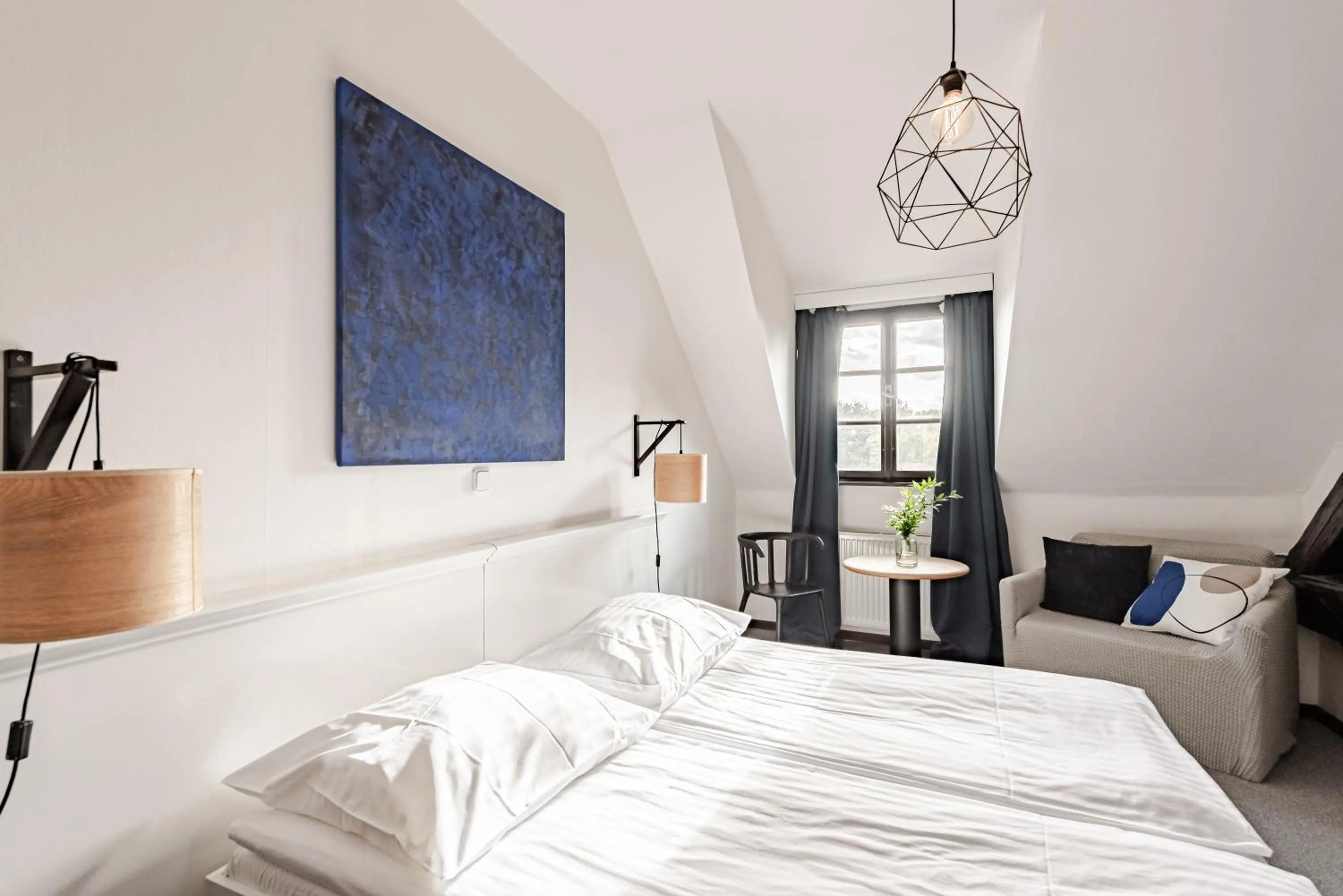 Bed in Hotel Pivoňka