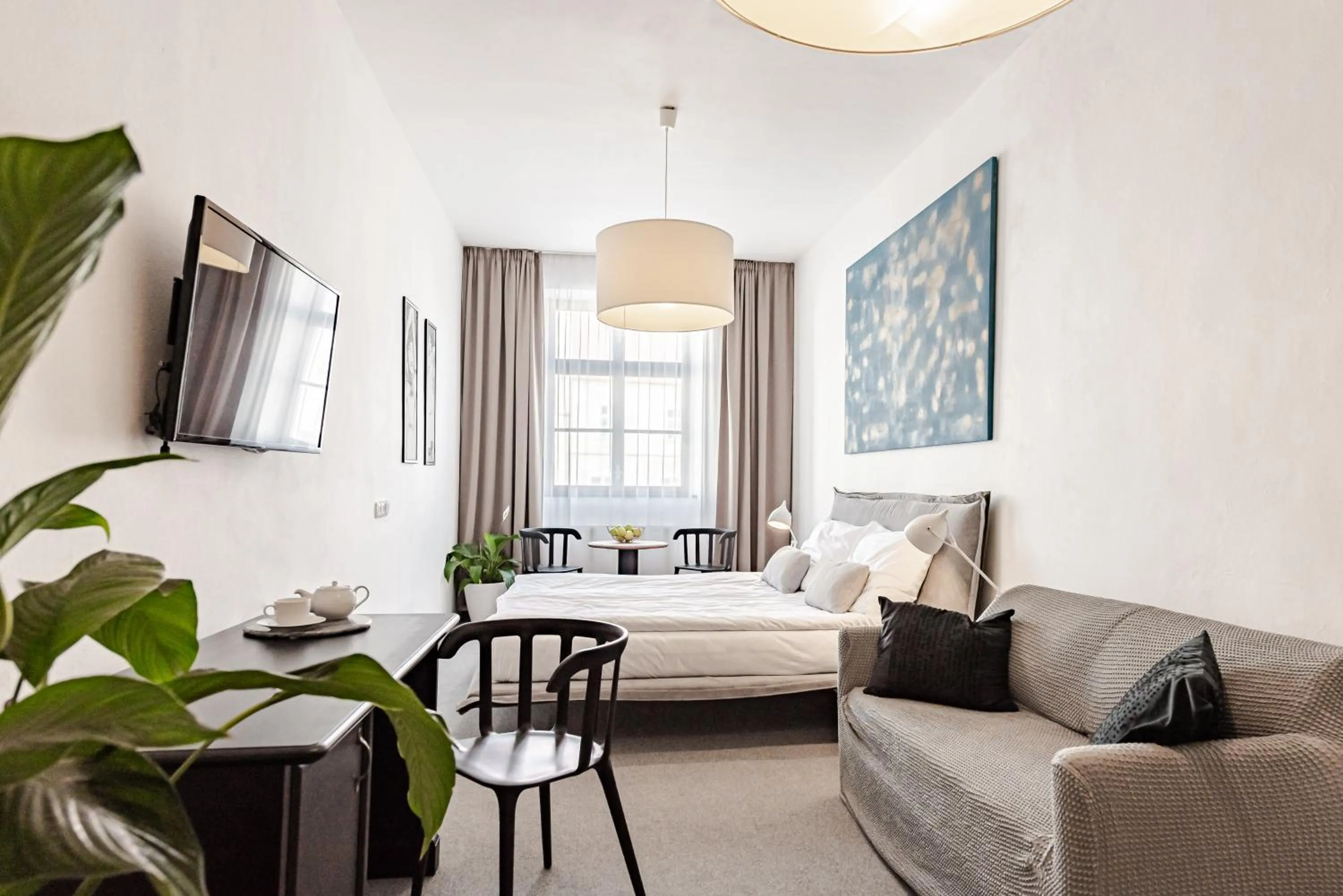 Bed in Hotel Pivoňka