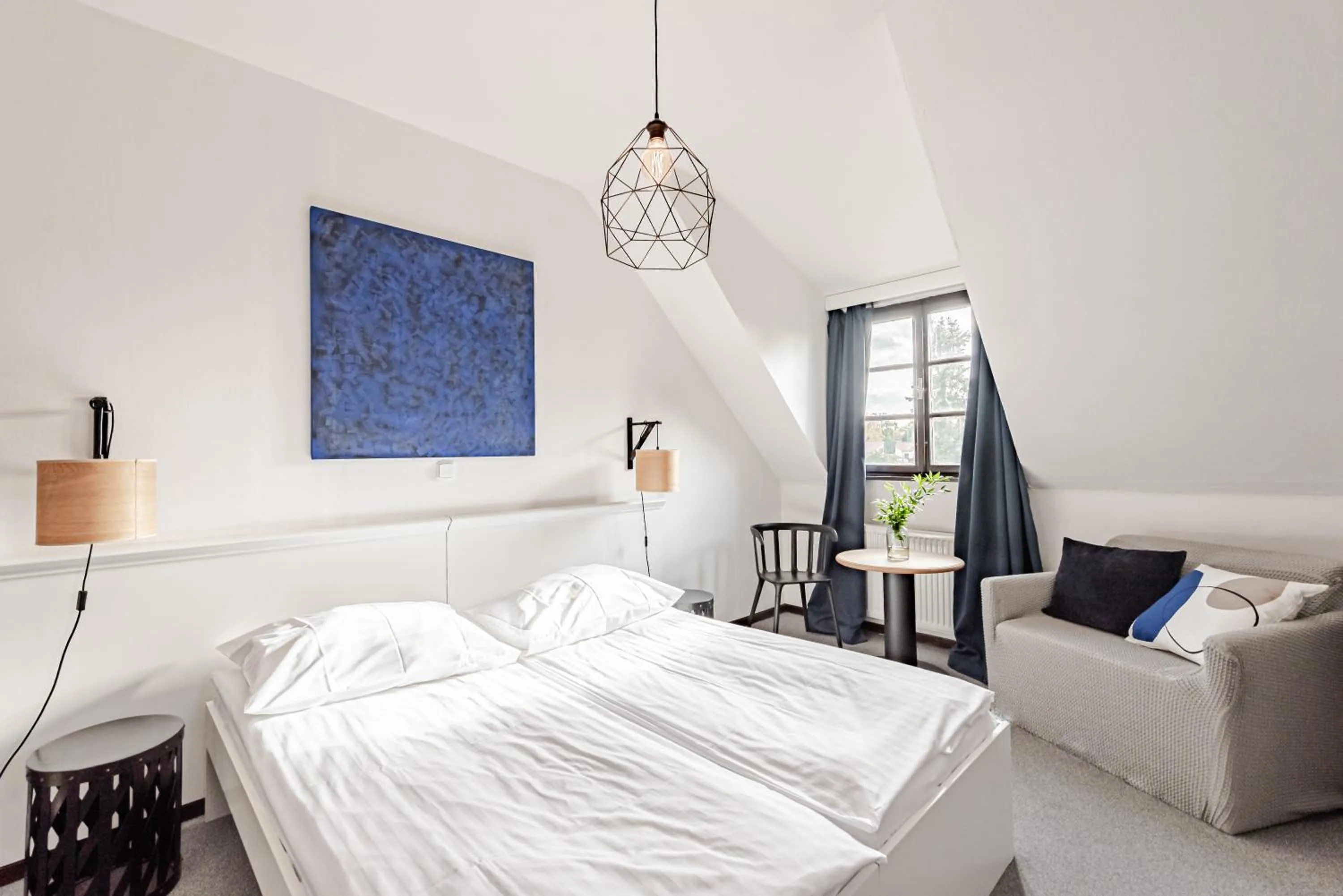 Bedroom, Bed in Hotel Pivoňka