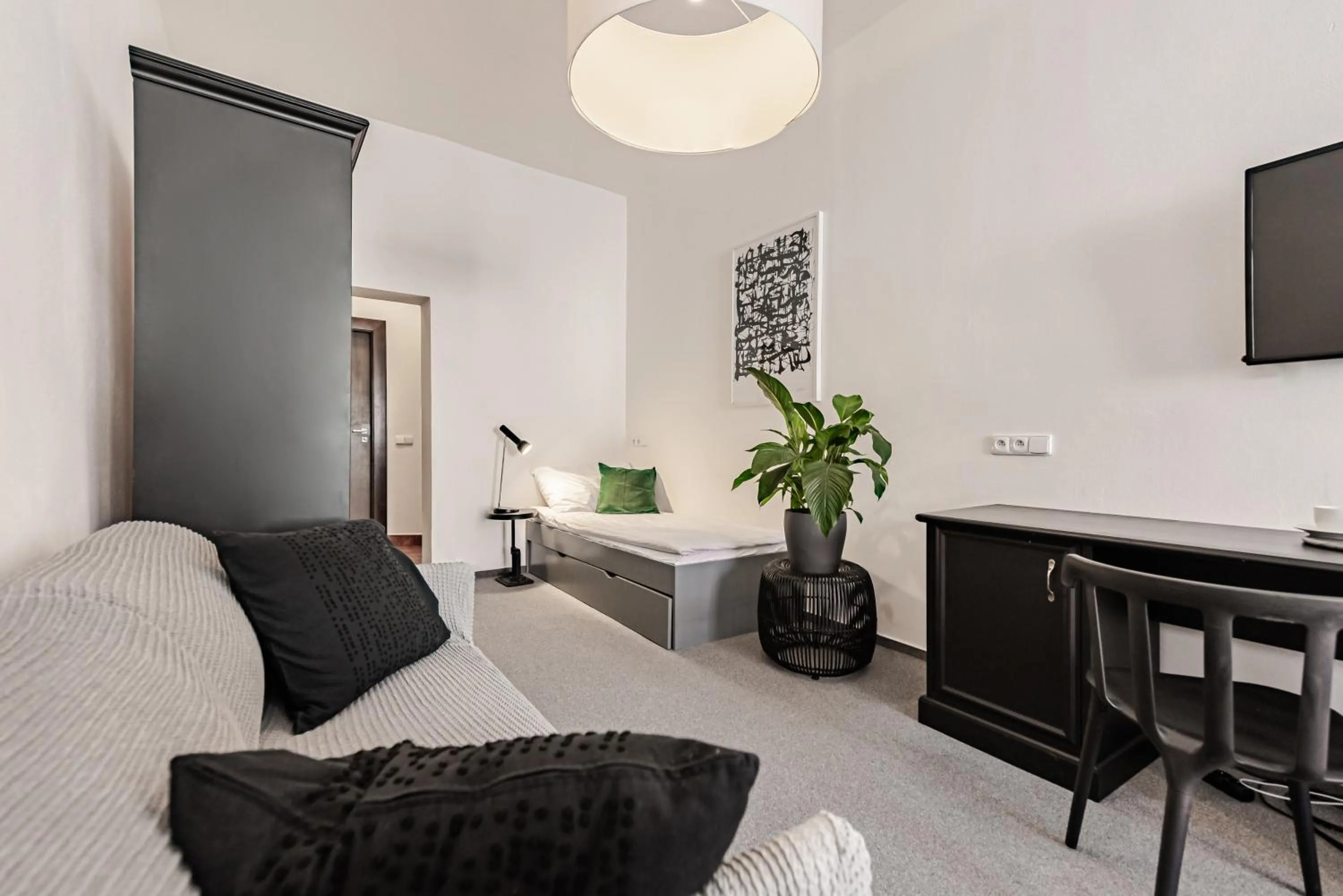 Bedroom in Hotel Pivoňka