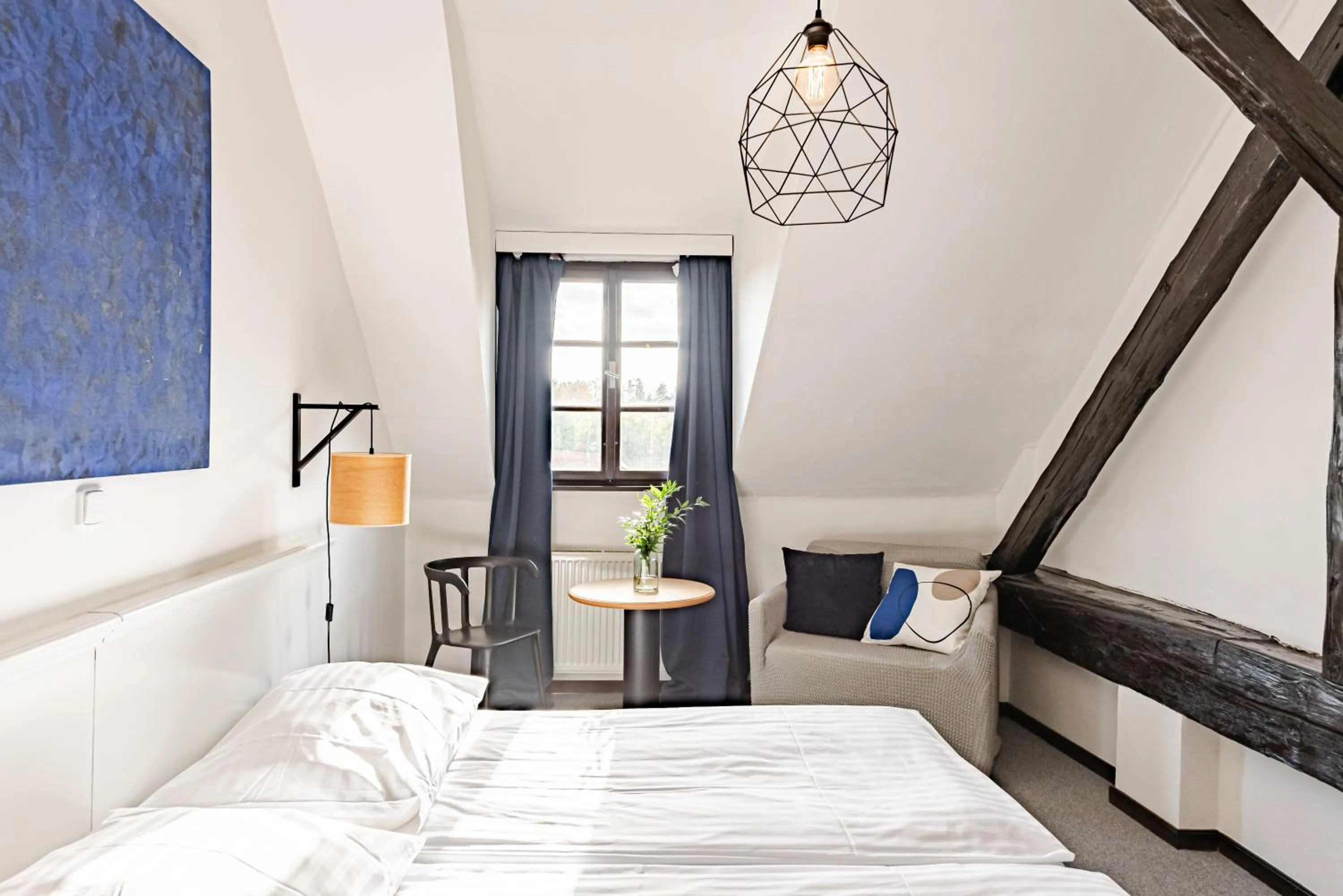 Bed in Hotel Pivoňka