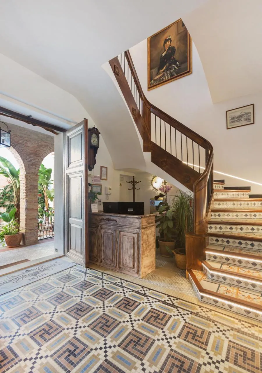 Lobby or reception in Art Boutique La Casona de las Flores