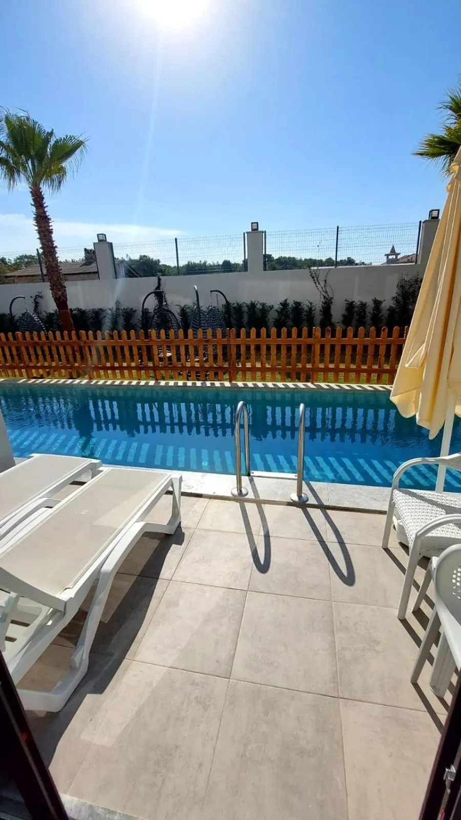 Patio in Side Moon Palace Hotel