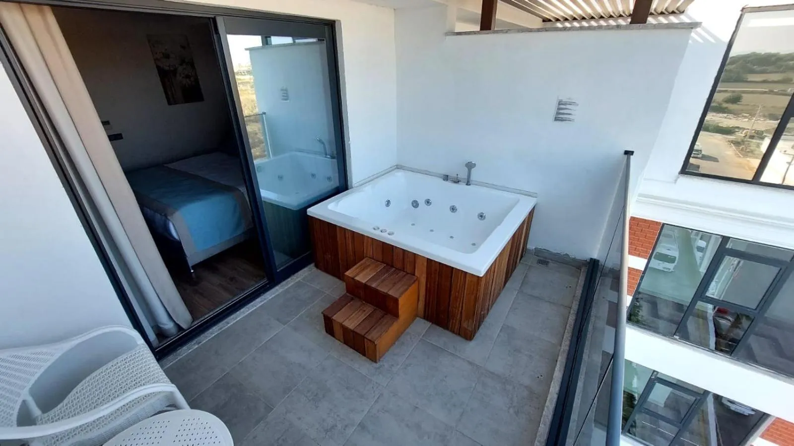 Bed in Side Moon Palace Hotel