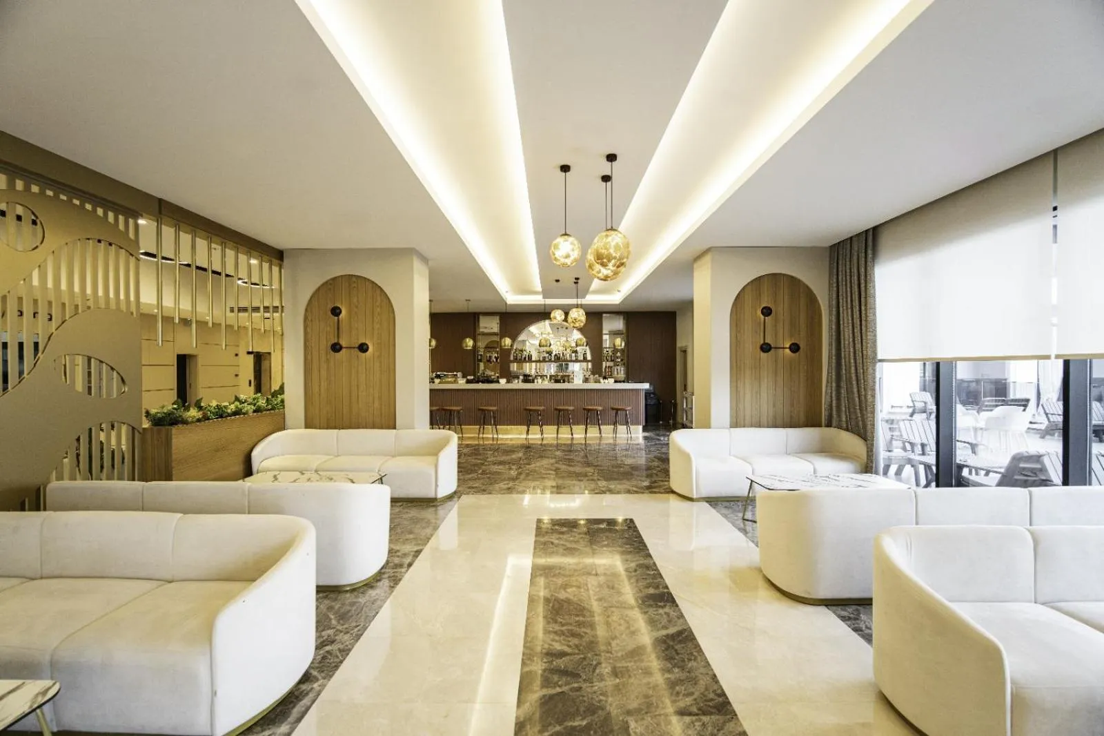 Living room in Side Moon Palace Hotel