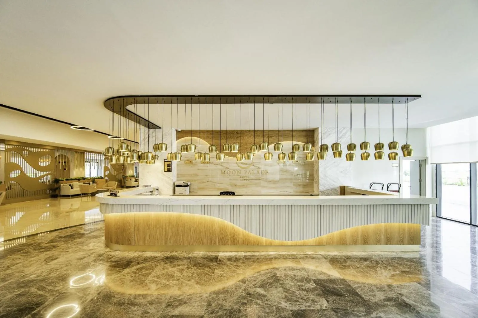 Lounge or bar in Side Moon Palace Hotel