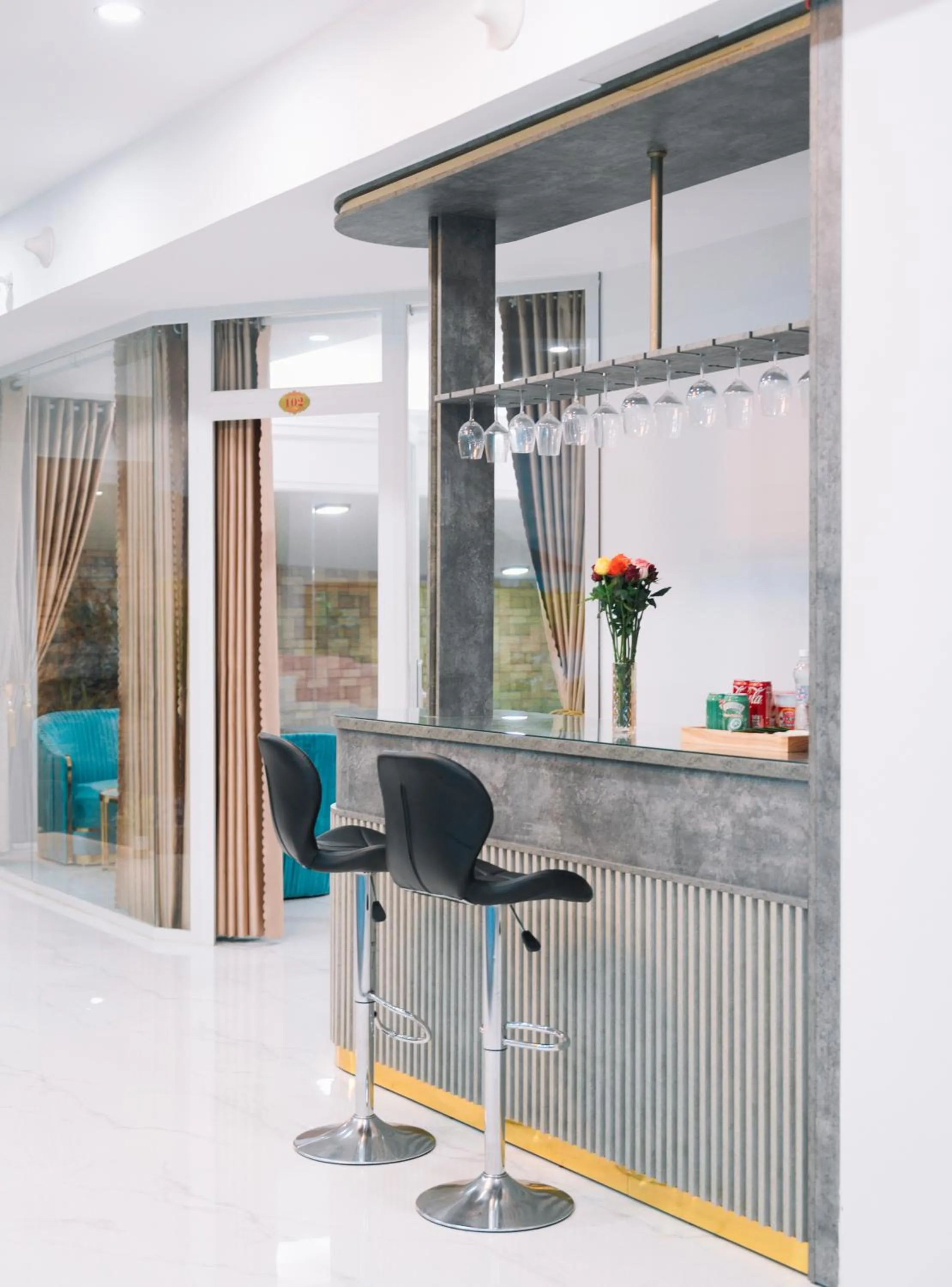 Lounge or bar in Quy Tai Premium Hotel