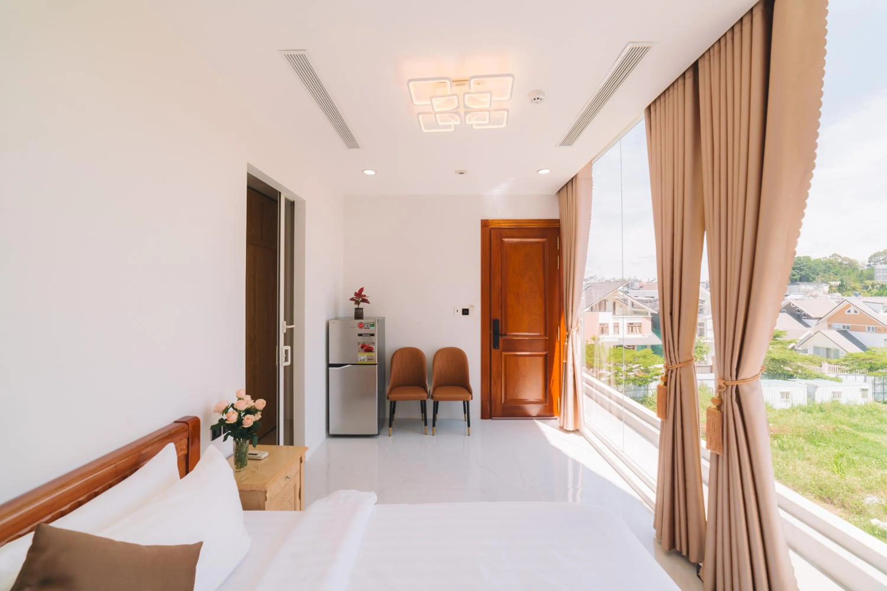 Bedroom, Bed in Quy Tai Premium Hotel