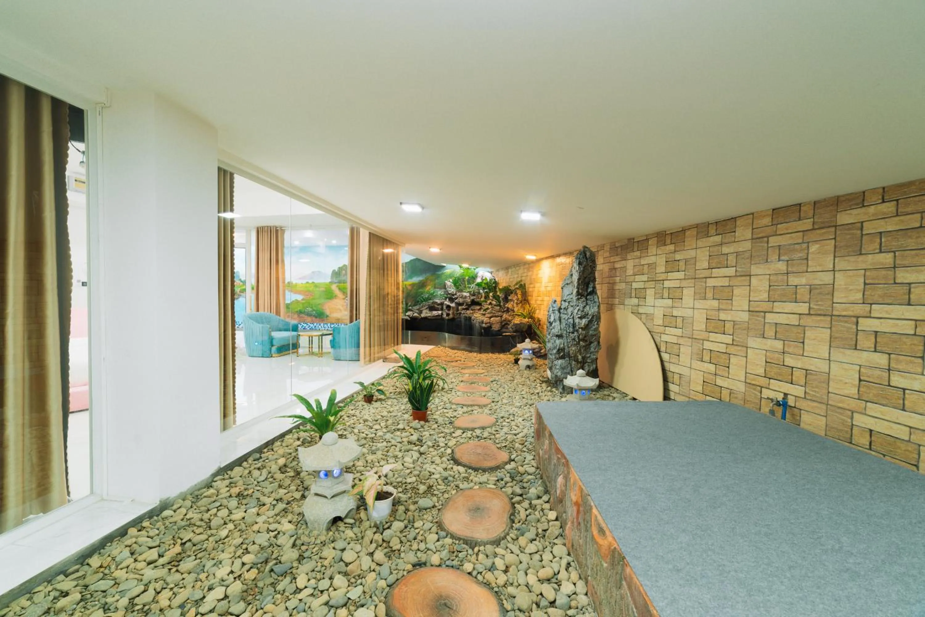 Fitness centre/facilities in Quy Tai Premium Hotel