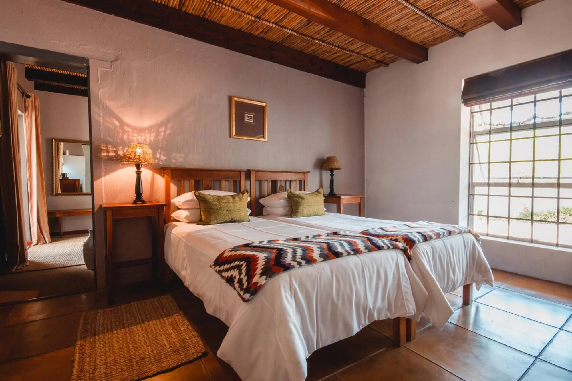 Shower, Bed in Cypress Cottage Guest House