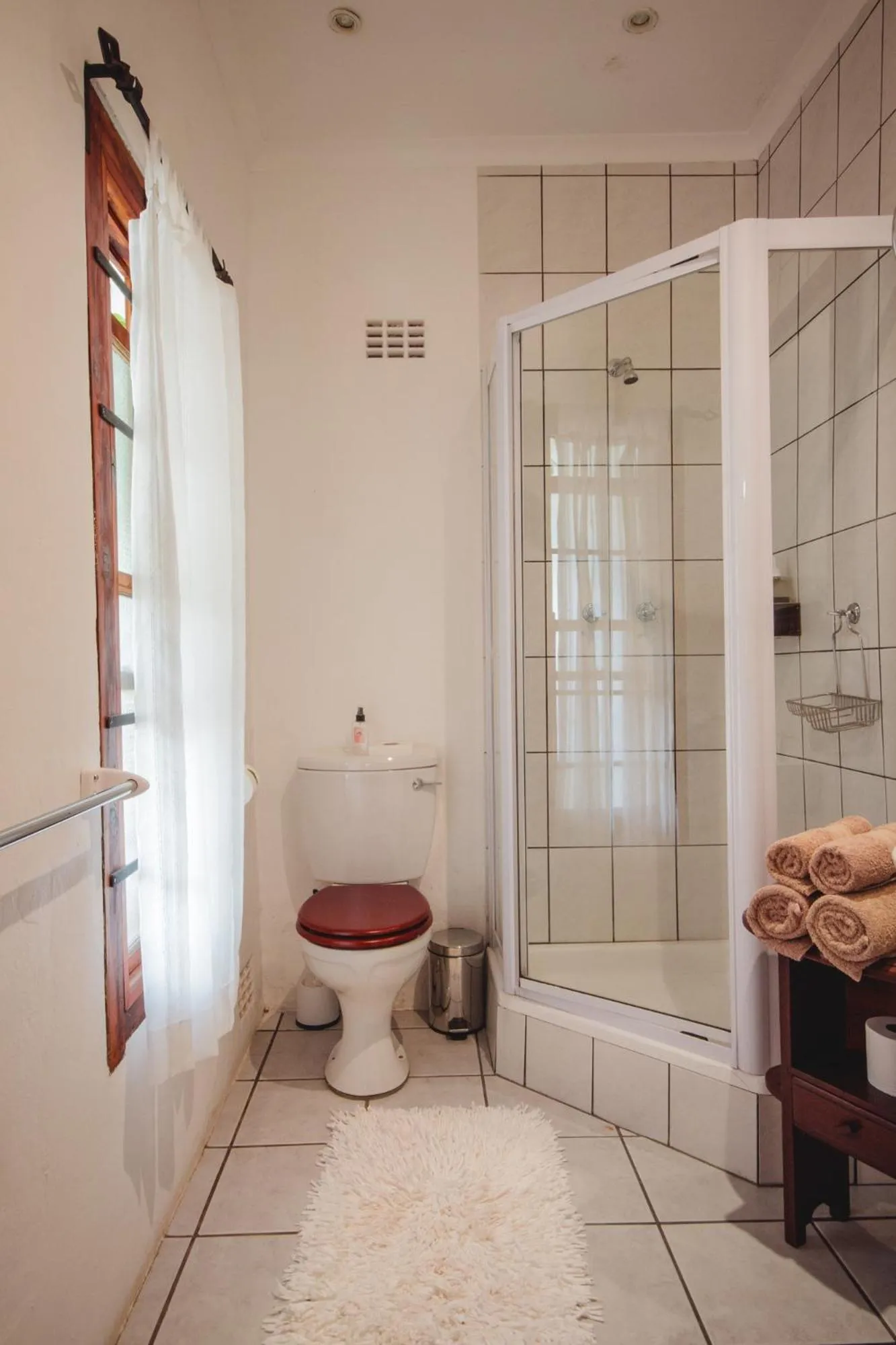 Shower in Cypress Cottage Guest House