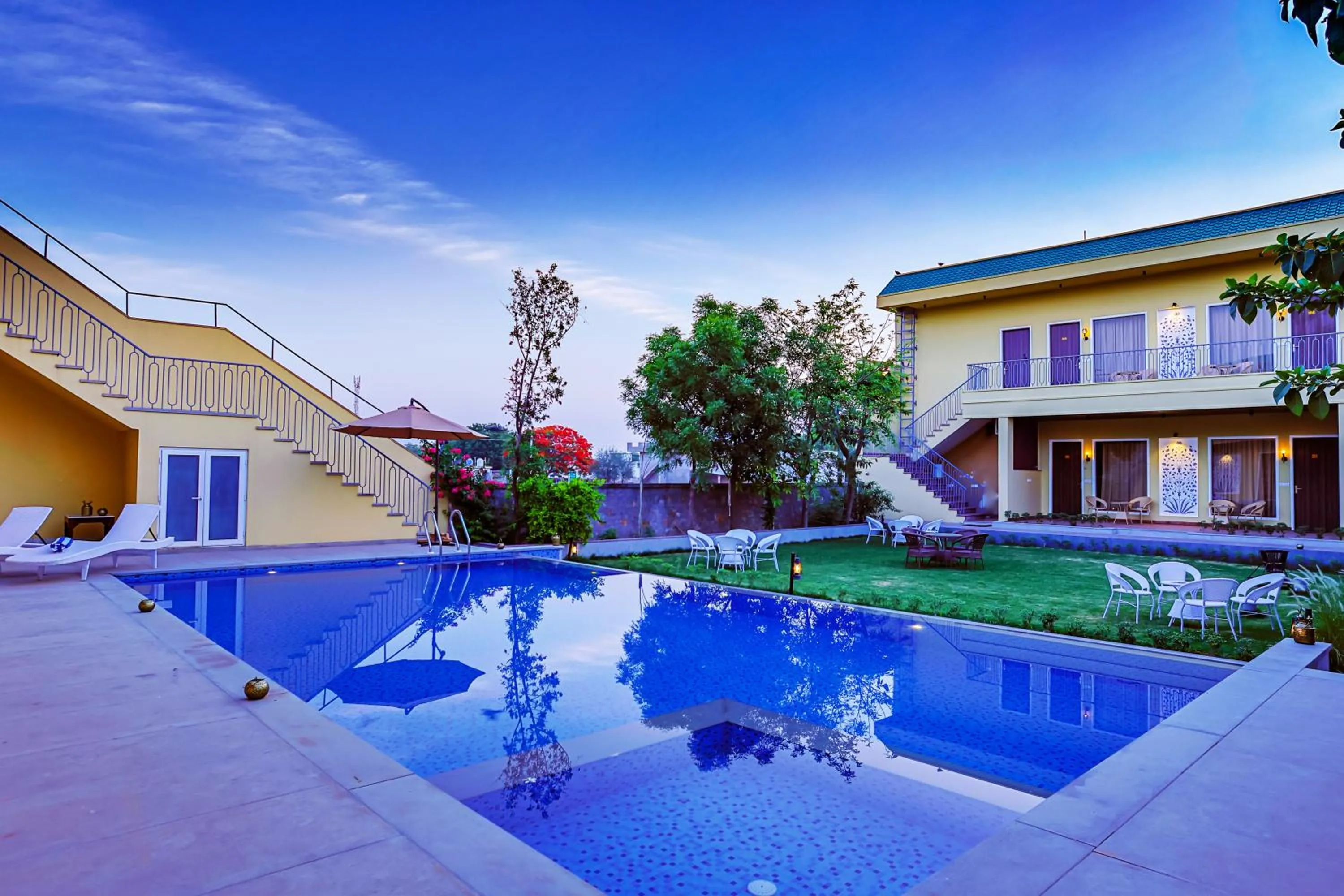Property building in Ananyamaya nature lodge