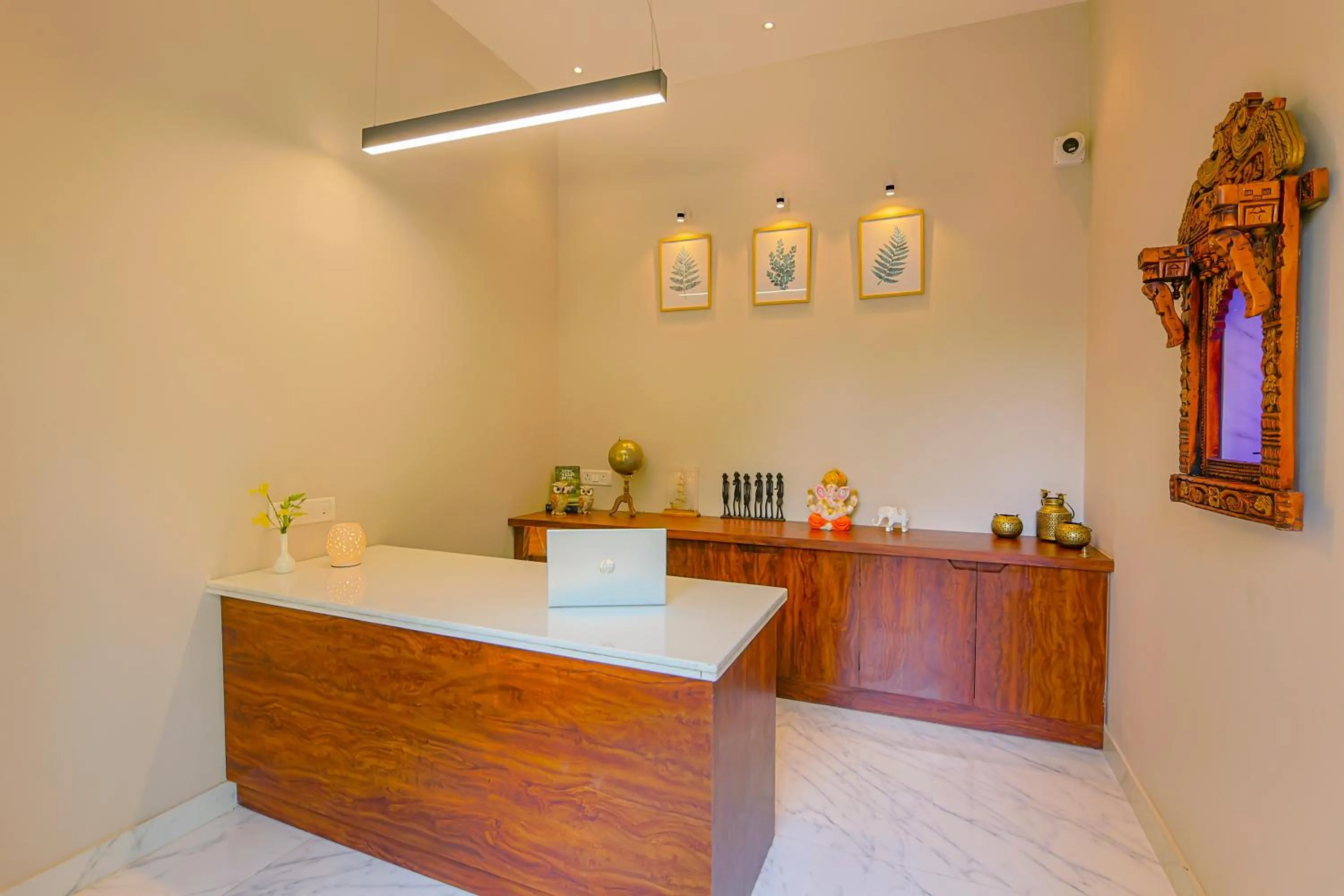 Lobby or reception in Ananyamaya nature lodge