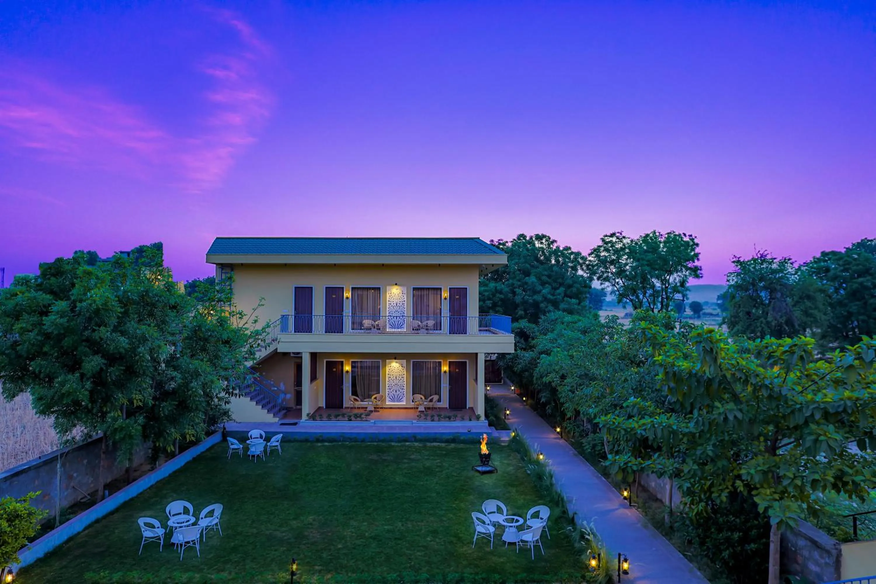Property building in Ananyamaya nature lodge