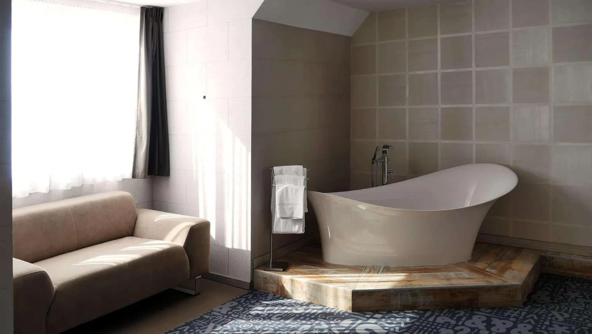 Bedroom in Hôtel Le Dormeur