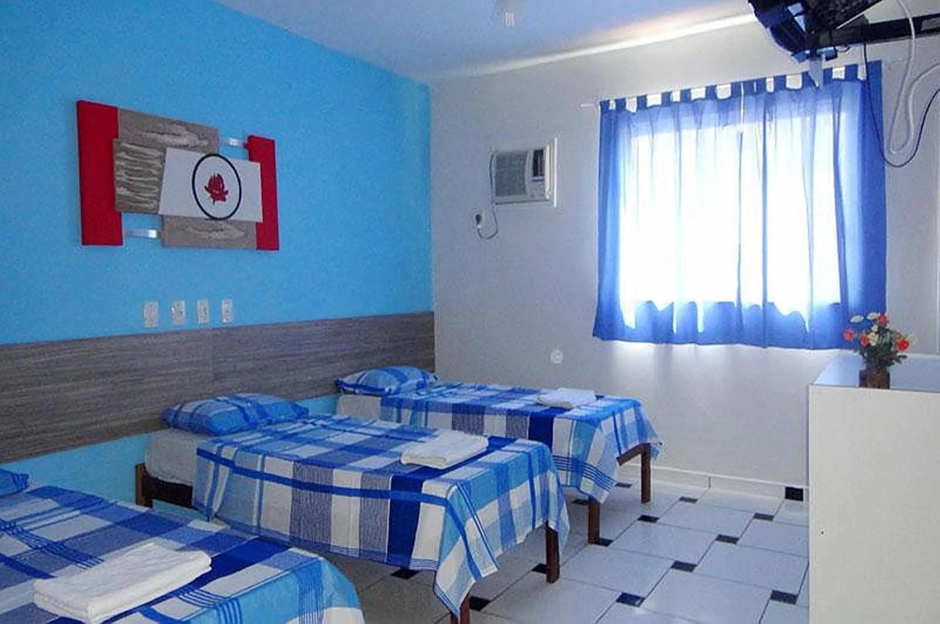 Bed in Hotel Pousada Positiva