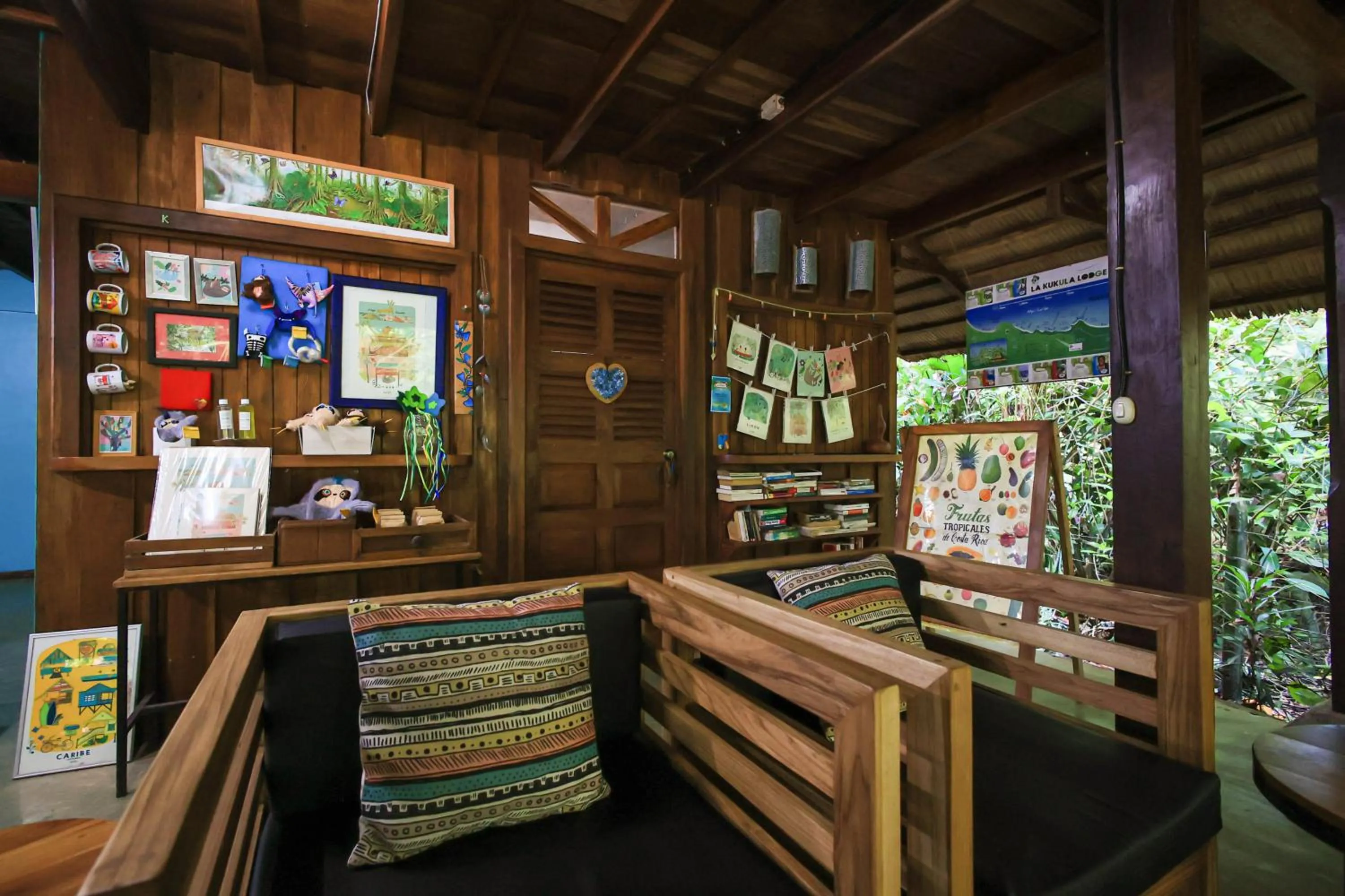 Lobby or reception in La Kukula Lodge