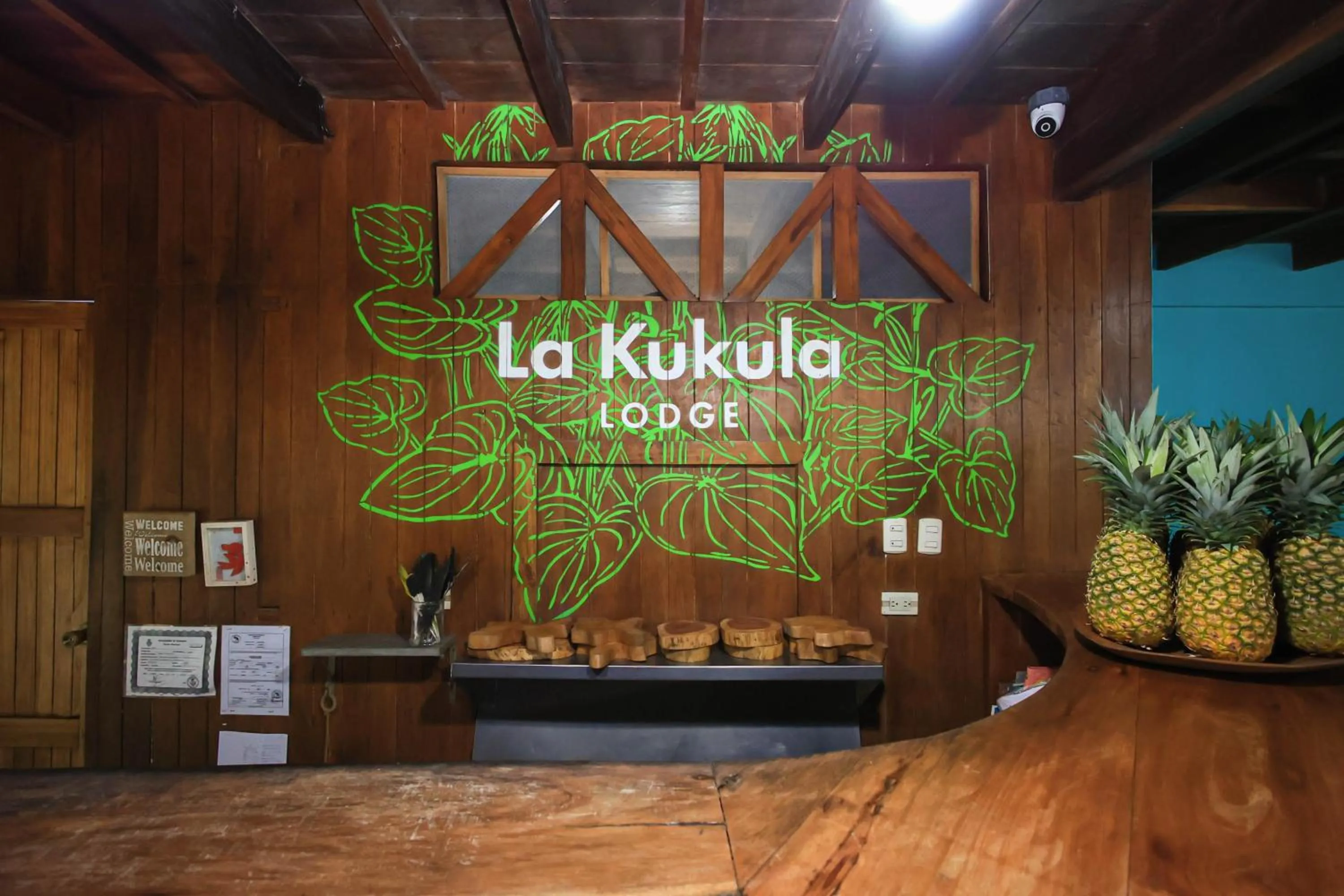 Lobby or reception in La Kukula Lodge