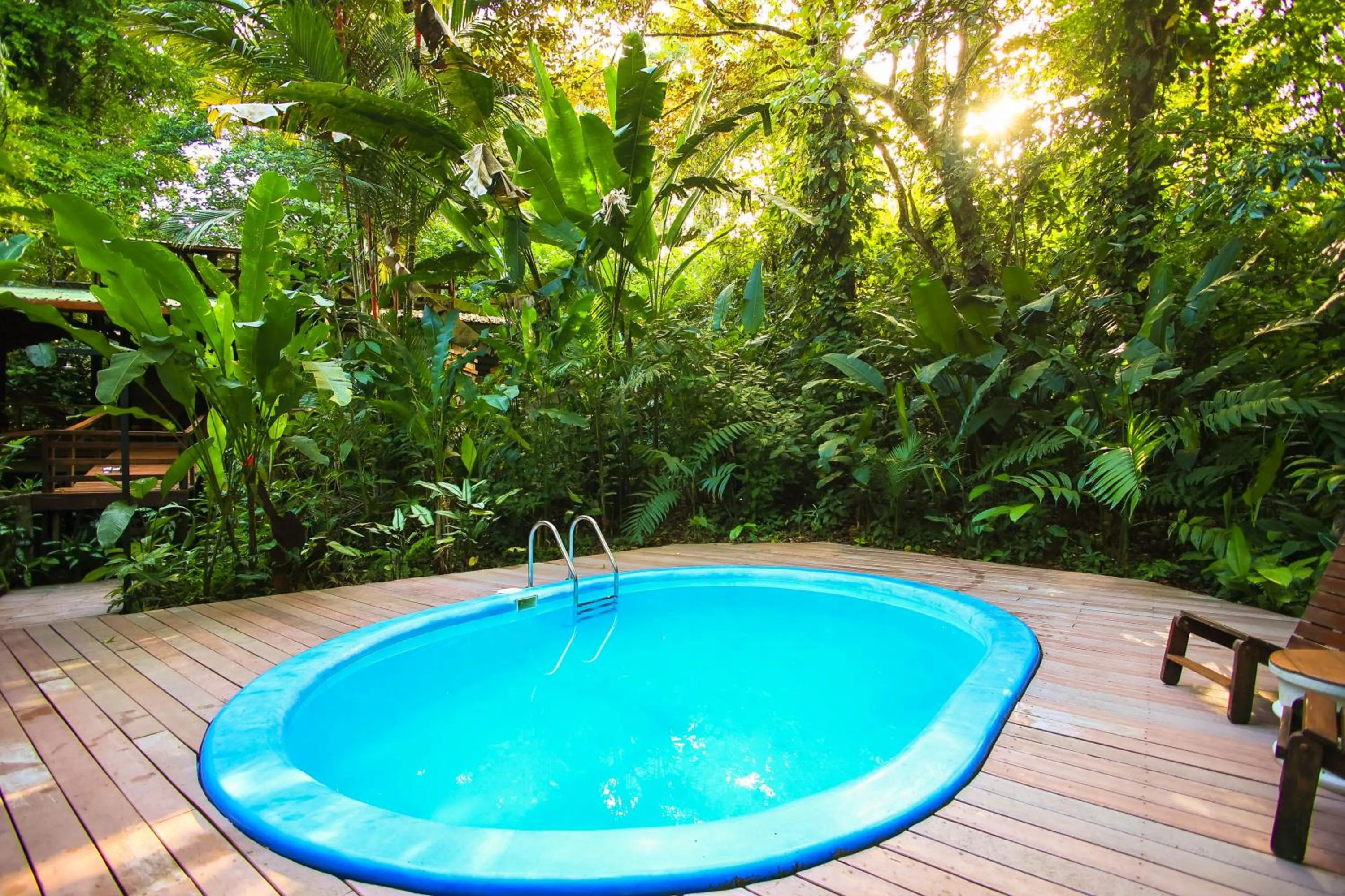 Pool view in La Kukula Lodge