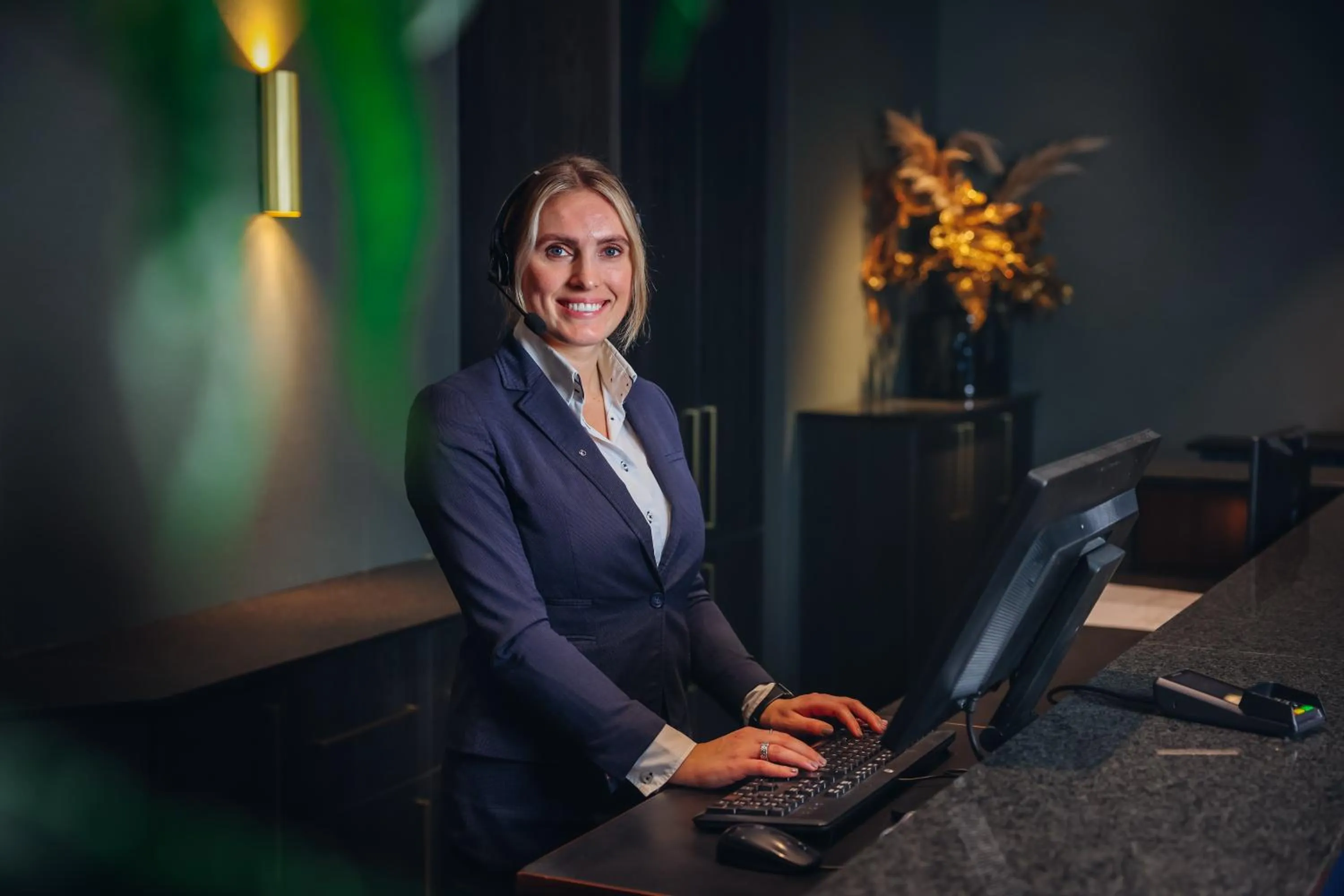 Lobby or reception in Hotel van der Valk Wolvega-Heerenveen