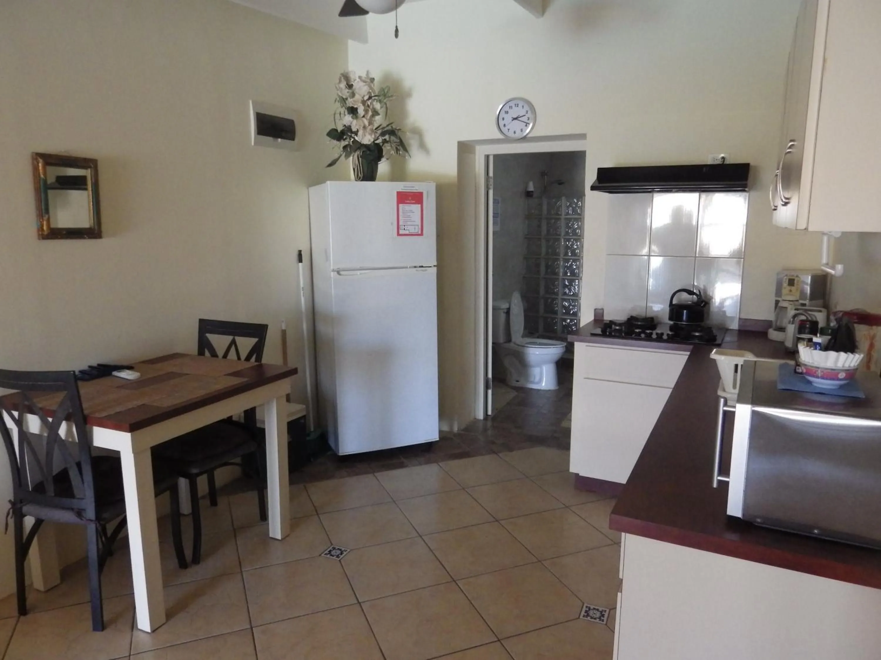 Kitchen or kitchenette in Aruba Cunucu Residence
