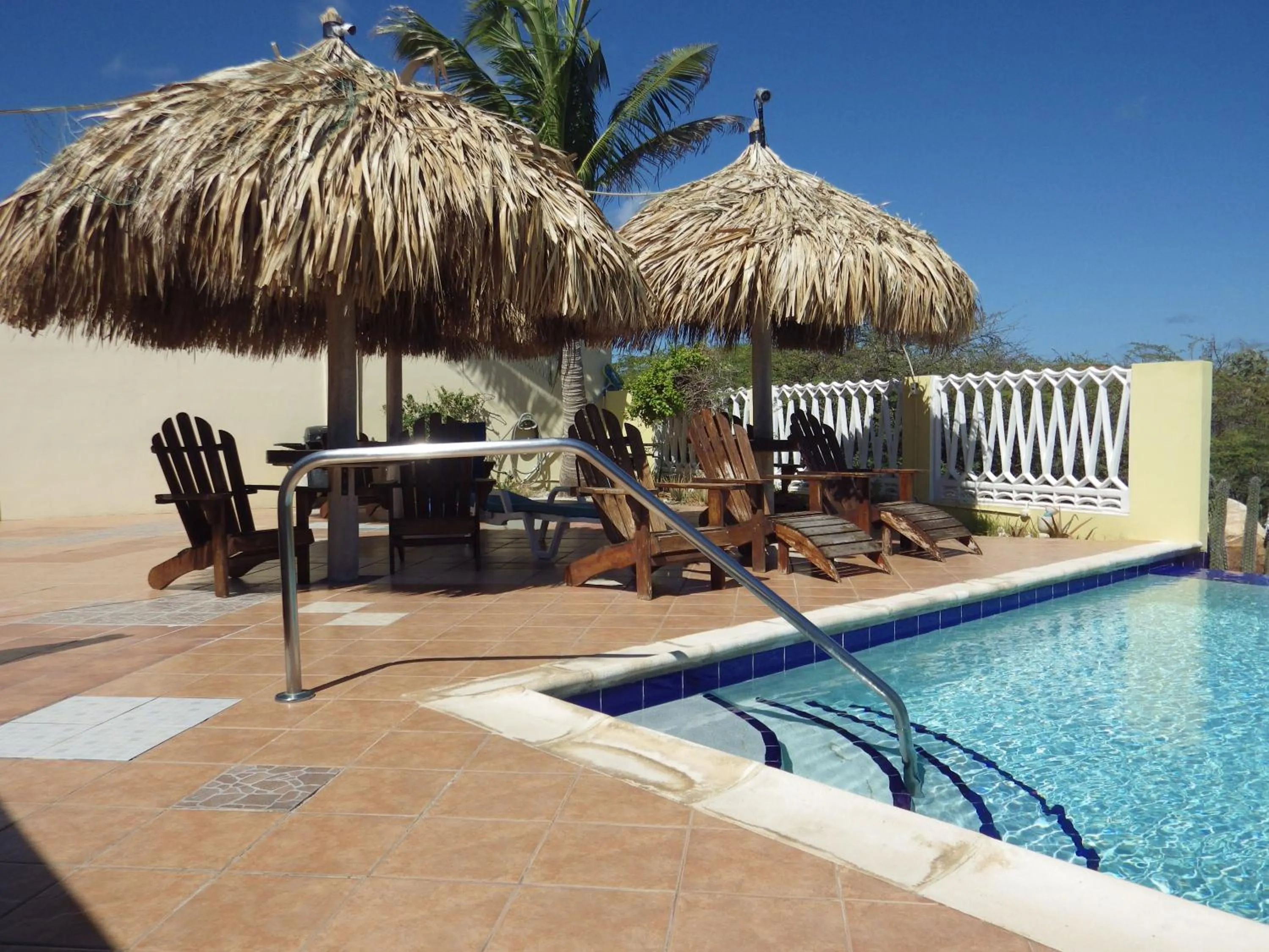 Swimming pool in Aruba Cunucu Residence