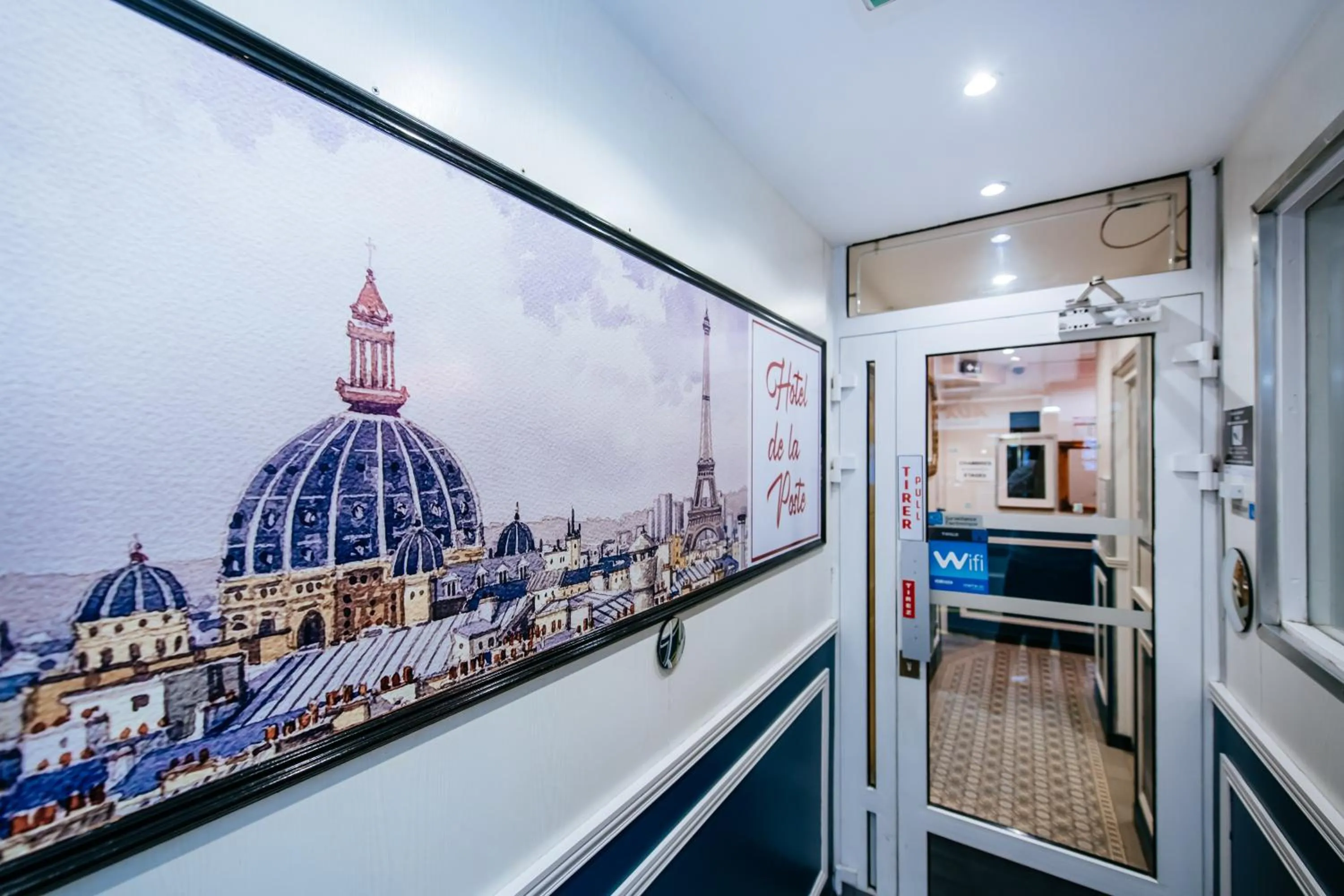 Lobby or reception, Bed in Hotel De La Poste