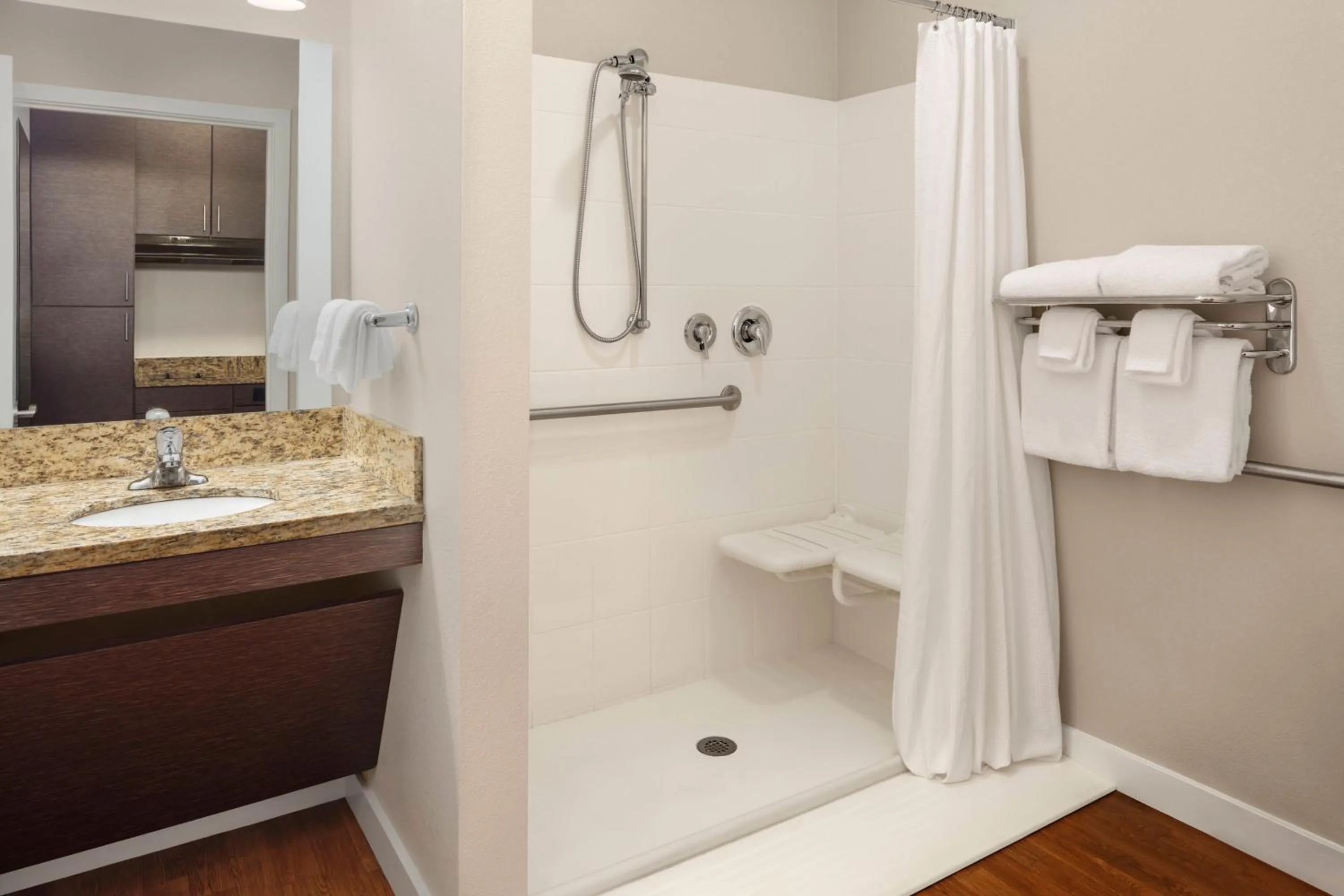 Bathroom in TownePlace Suites Bangor