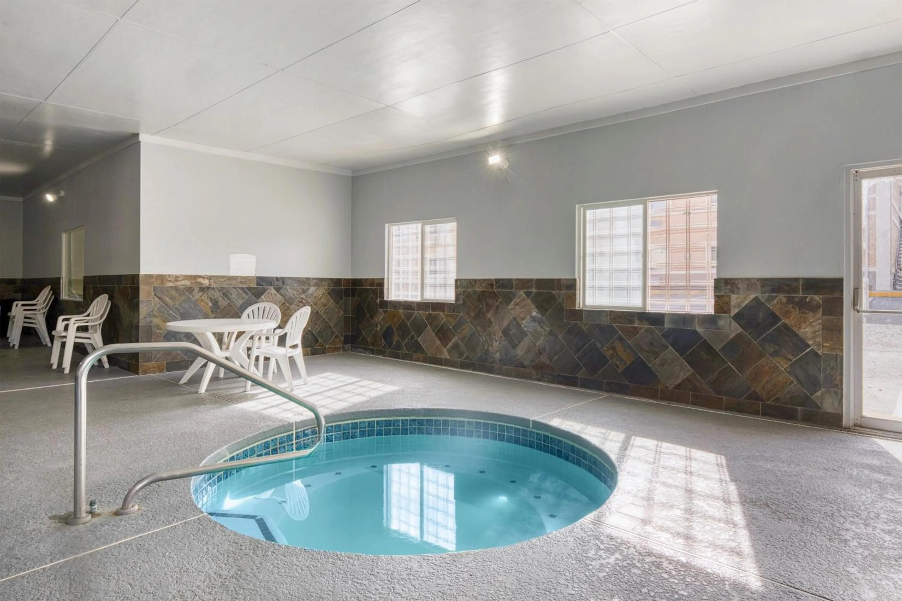 Pool view in SureStay Plus by Best Western Montrose