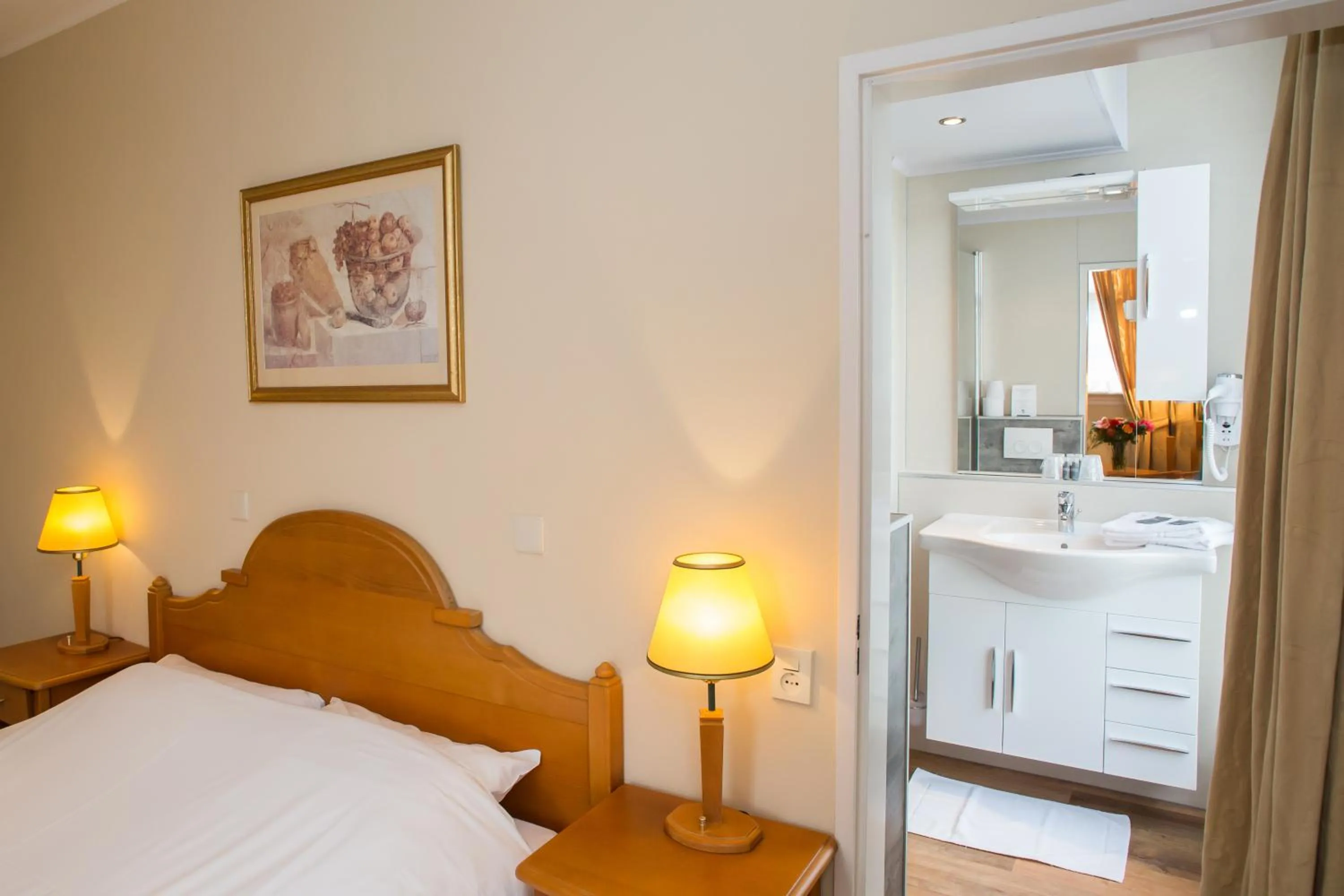 Decorative detail, Bed in Landhotel De Hoofdige Boer