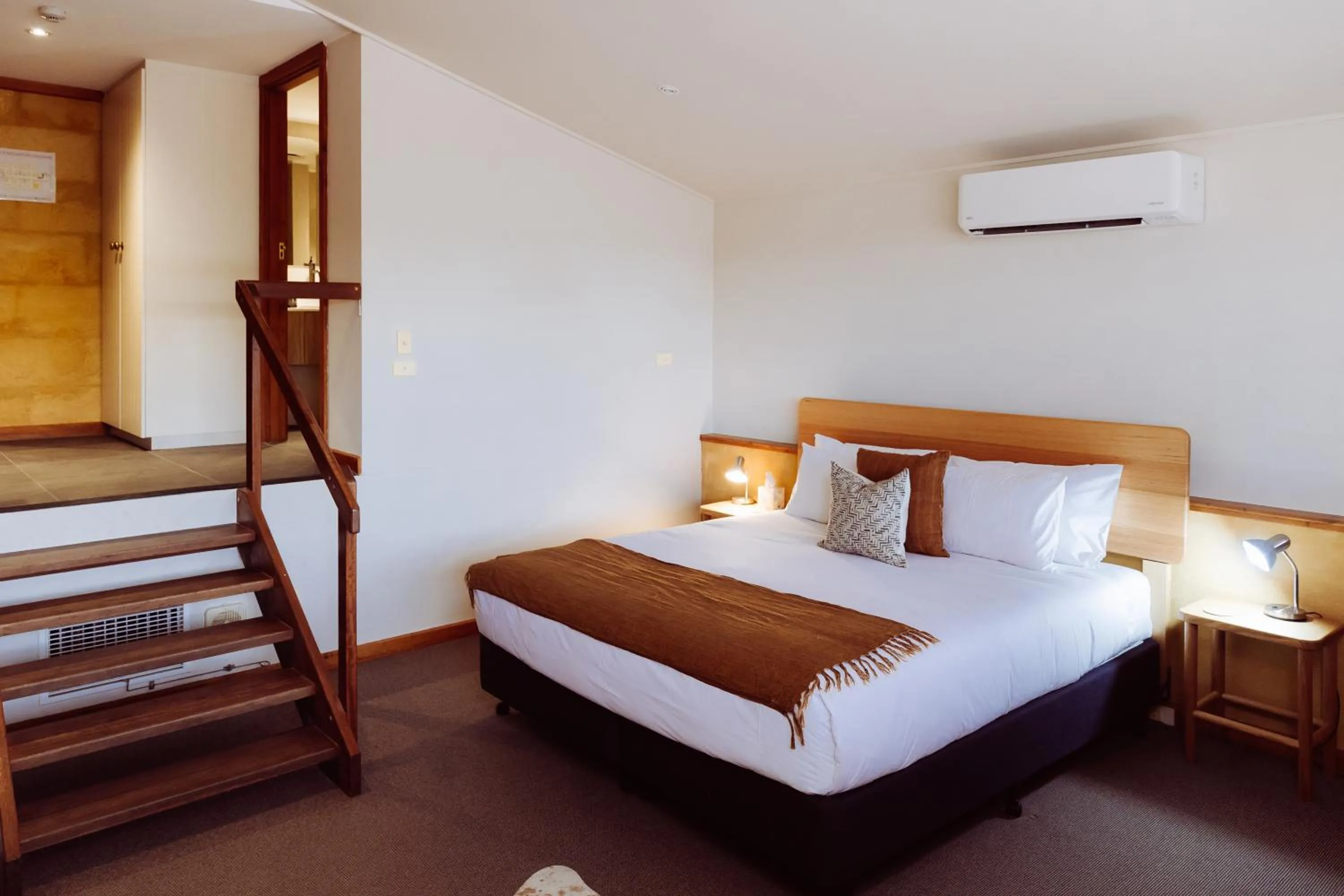 Bed in Prairie Hotel