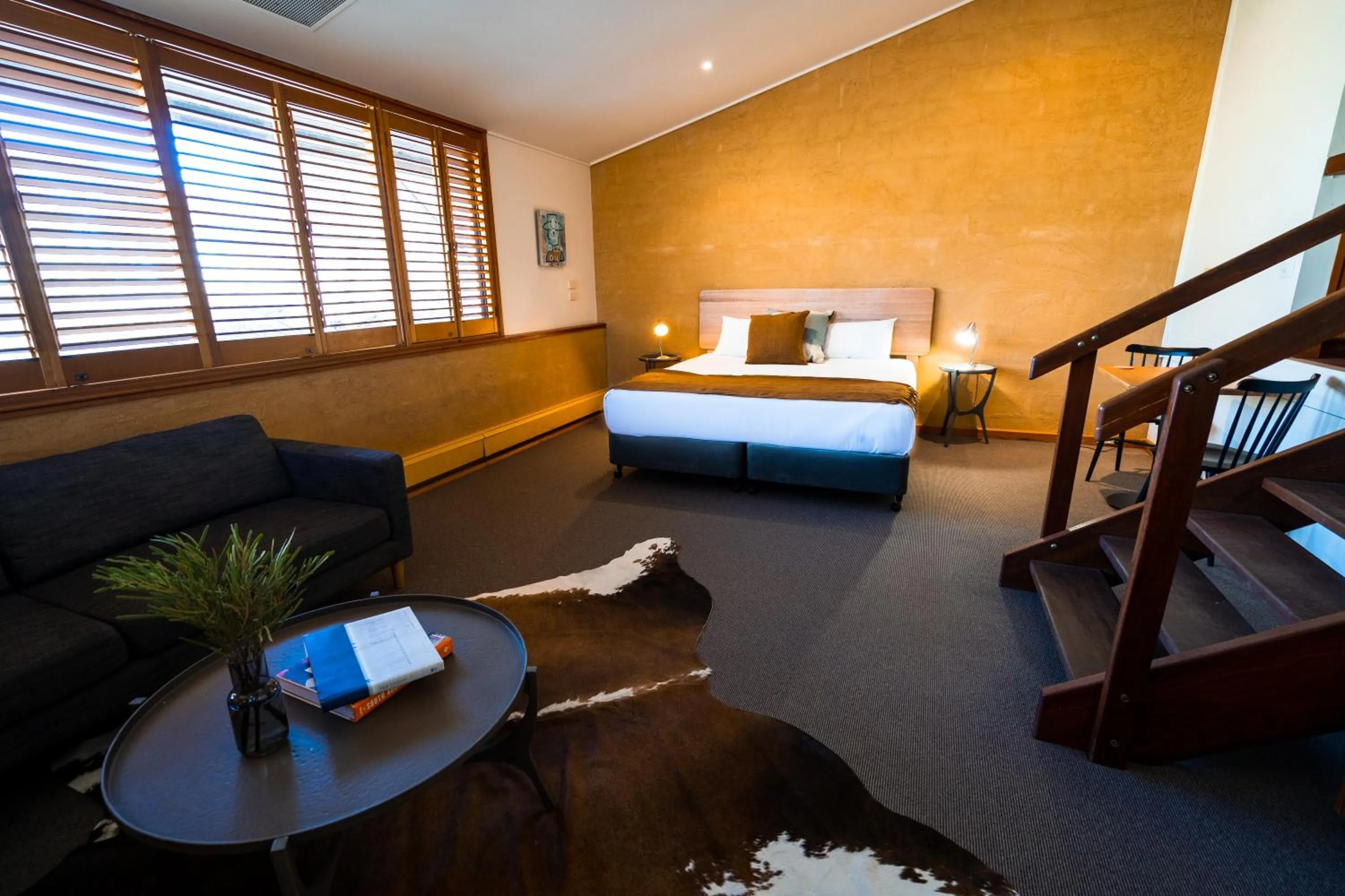 Bed in Prairie Hotel