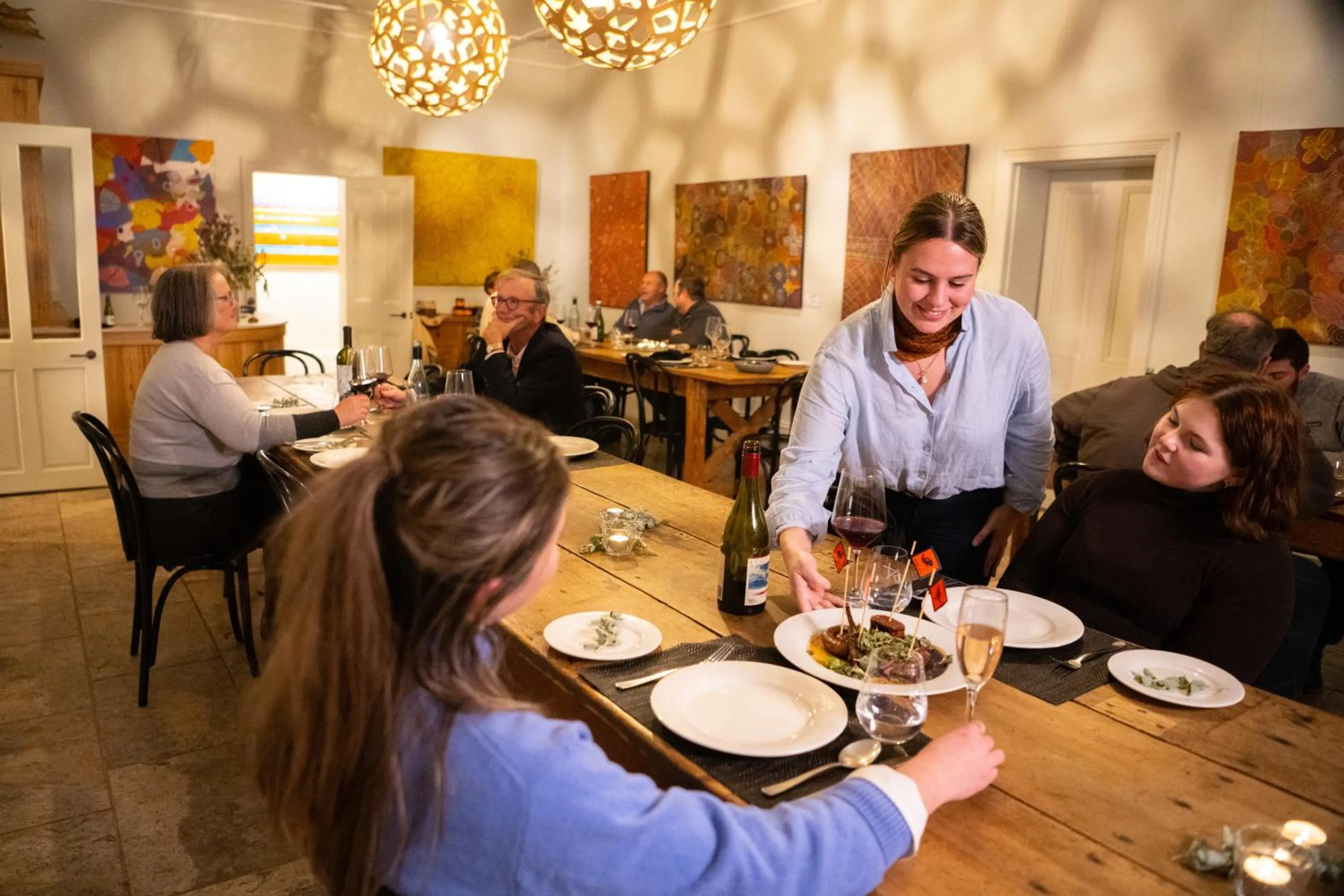 Dinner in Prairie Hotel