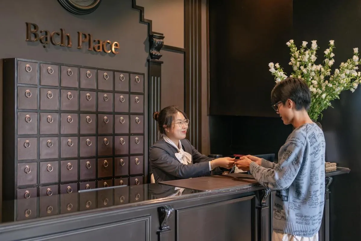 Lobby or reception in Bach Place Dalat