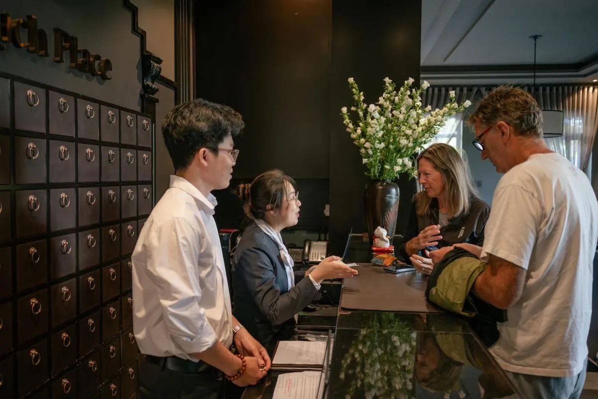 Lobby or reception in Bach Place Dalat