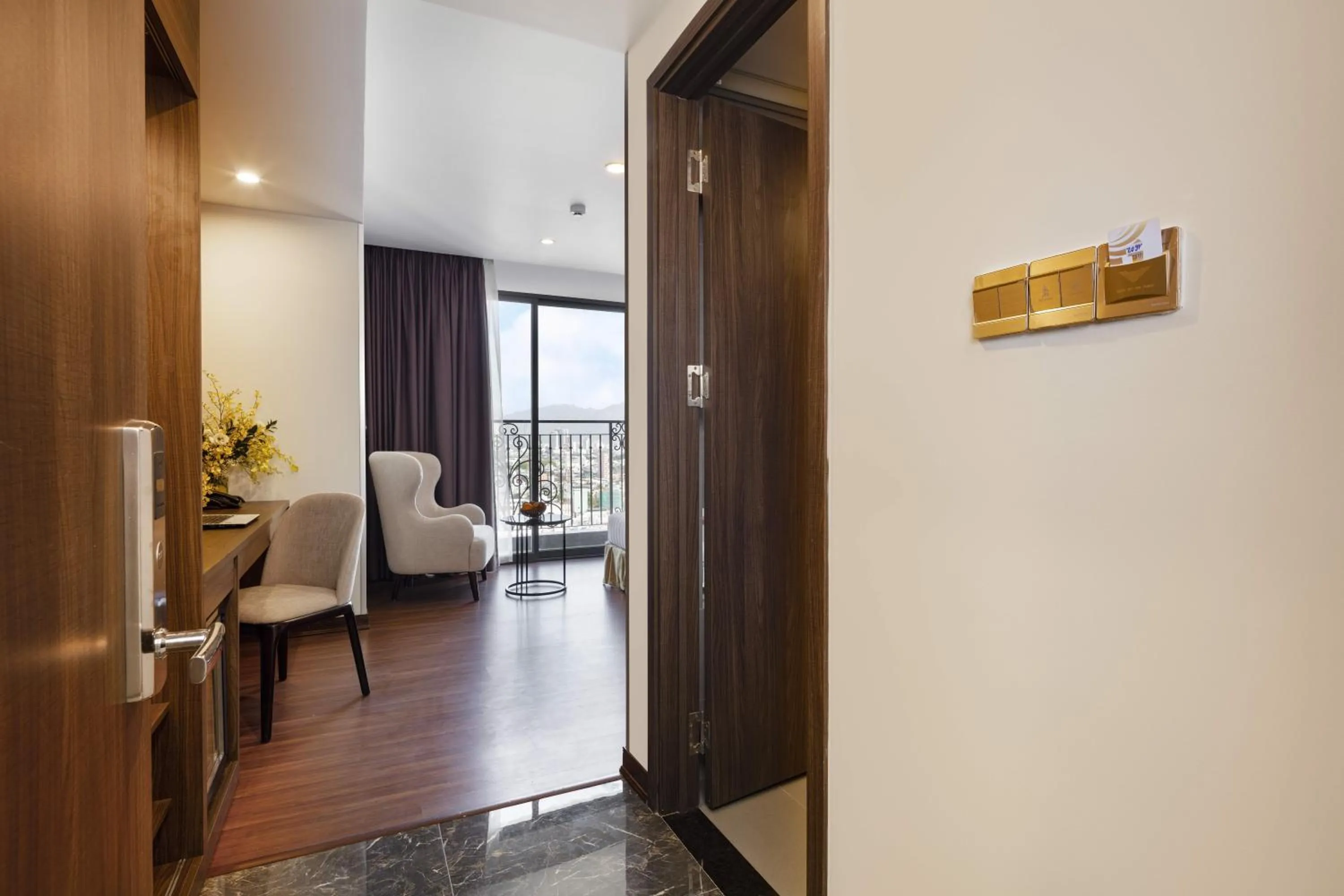 Seating area in Daphovina Hotel