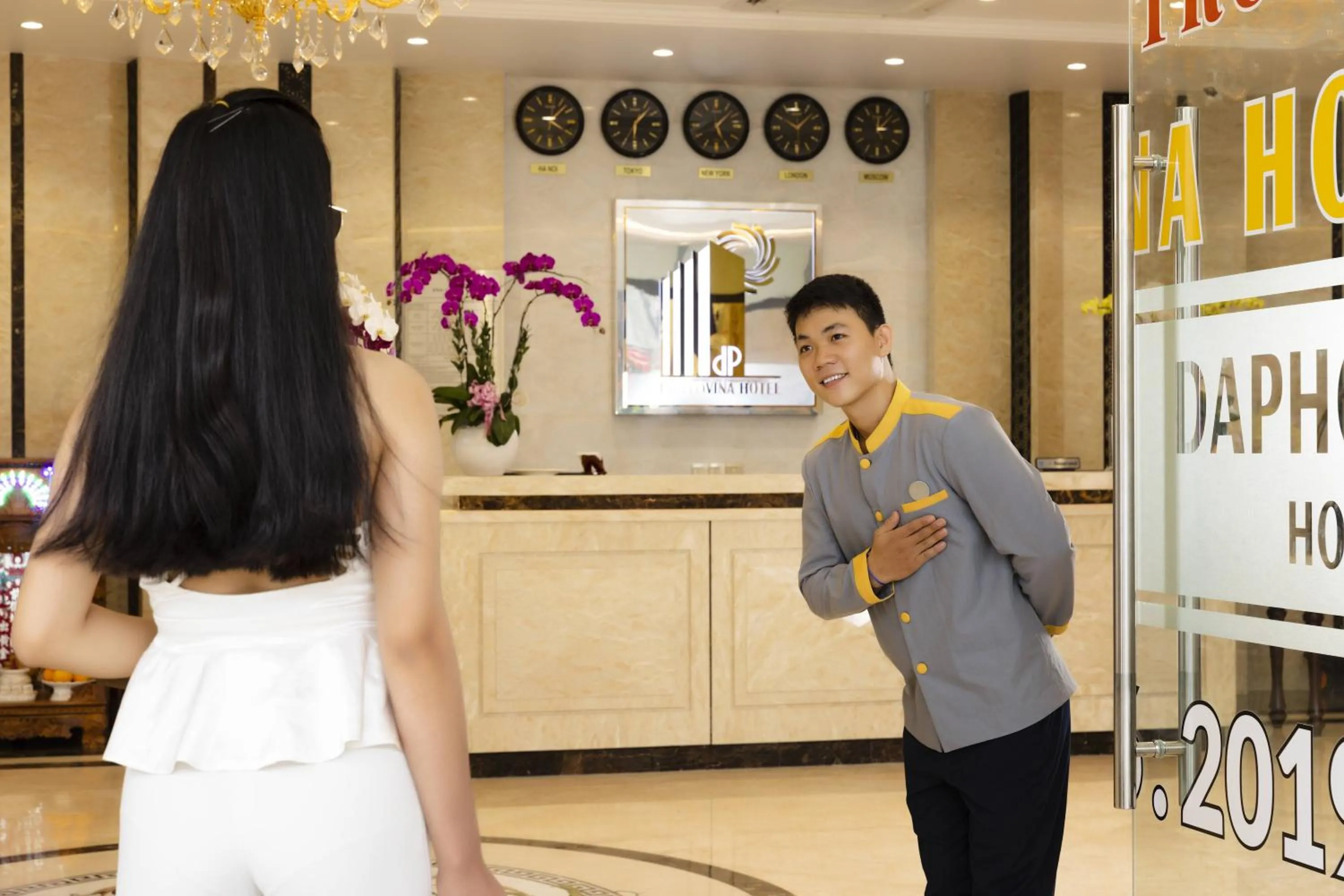 Staff in Daphovina Hotel