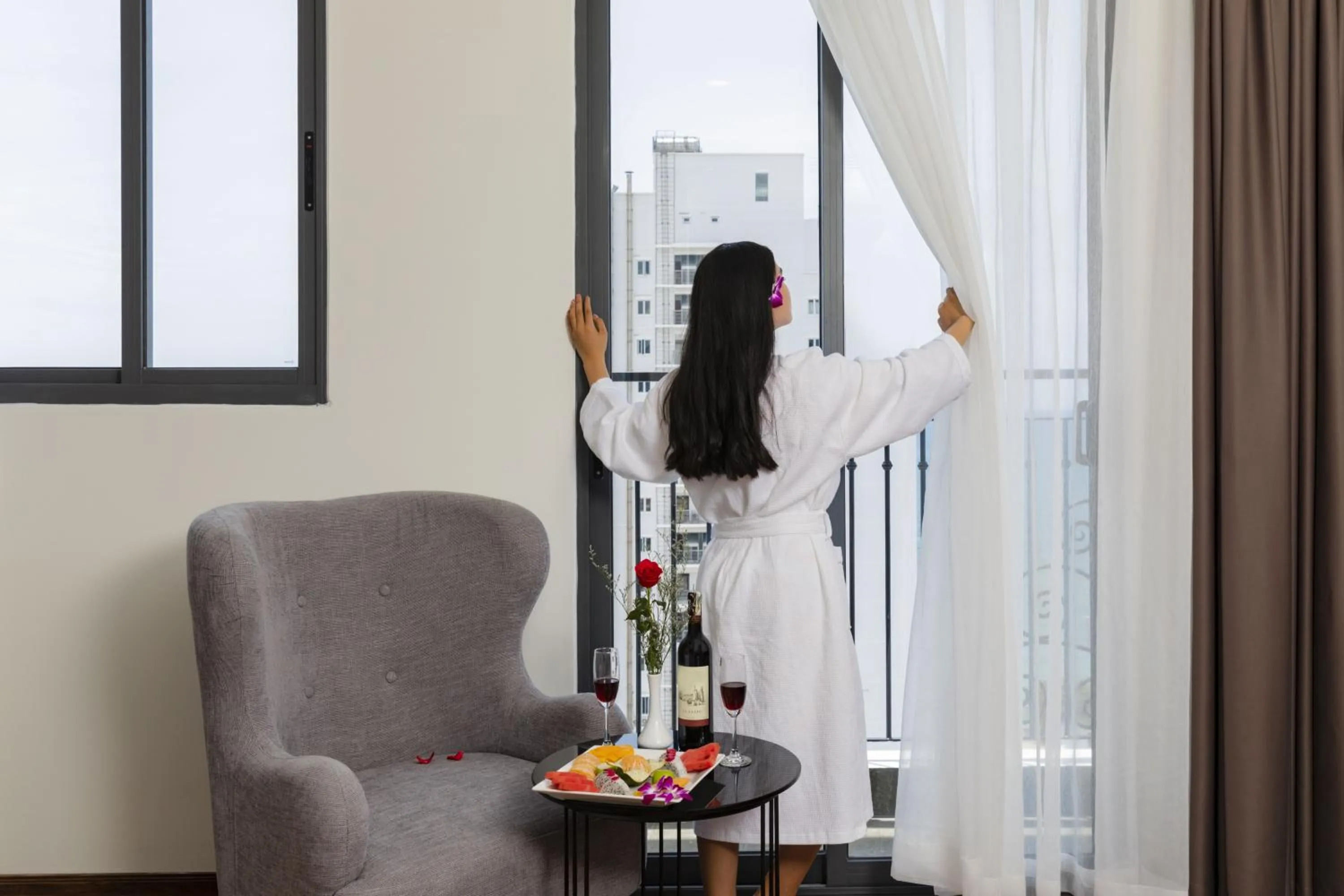 Seating area in Daphovina Hotel