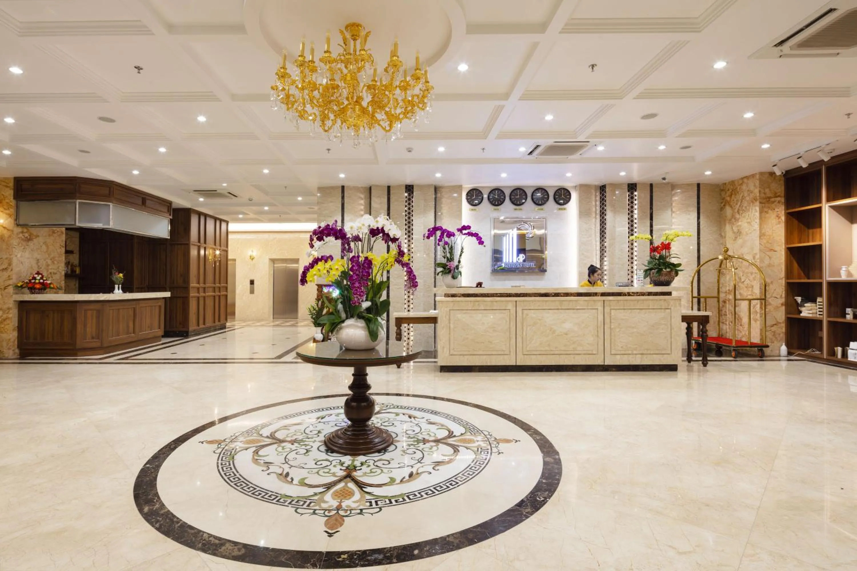 Lobby or reception in Daphovina Hotel