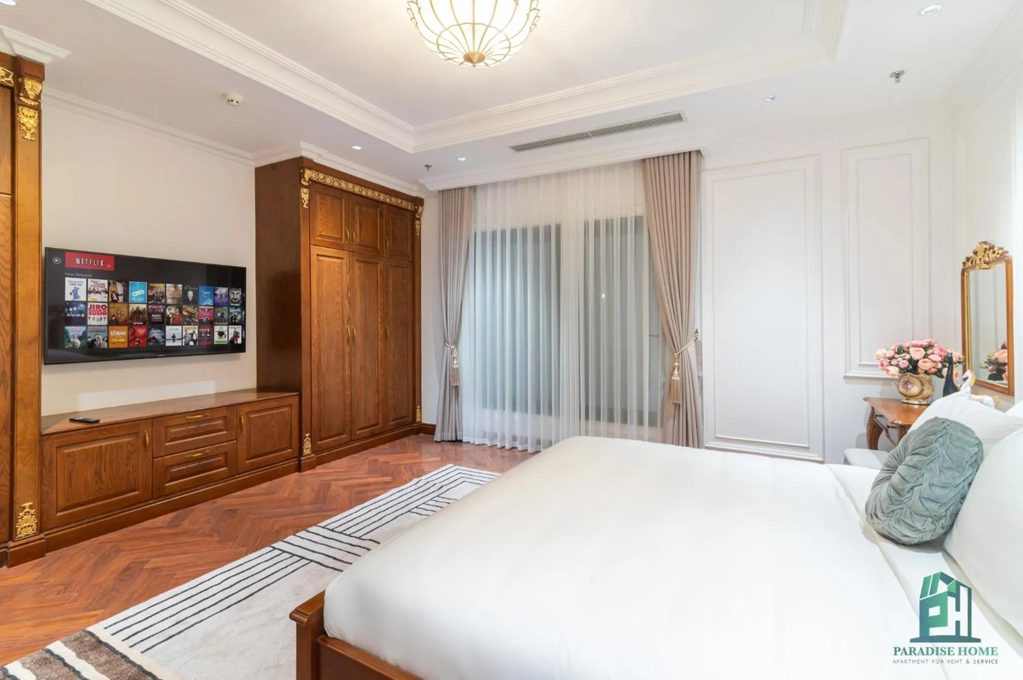 Bedroom, Bed in Luxe Paradise Suite Hotel Trich Sai