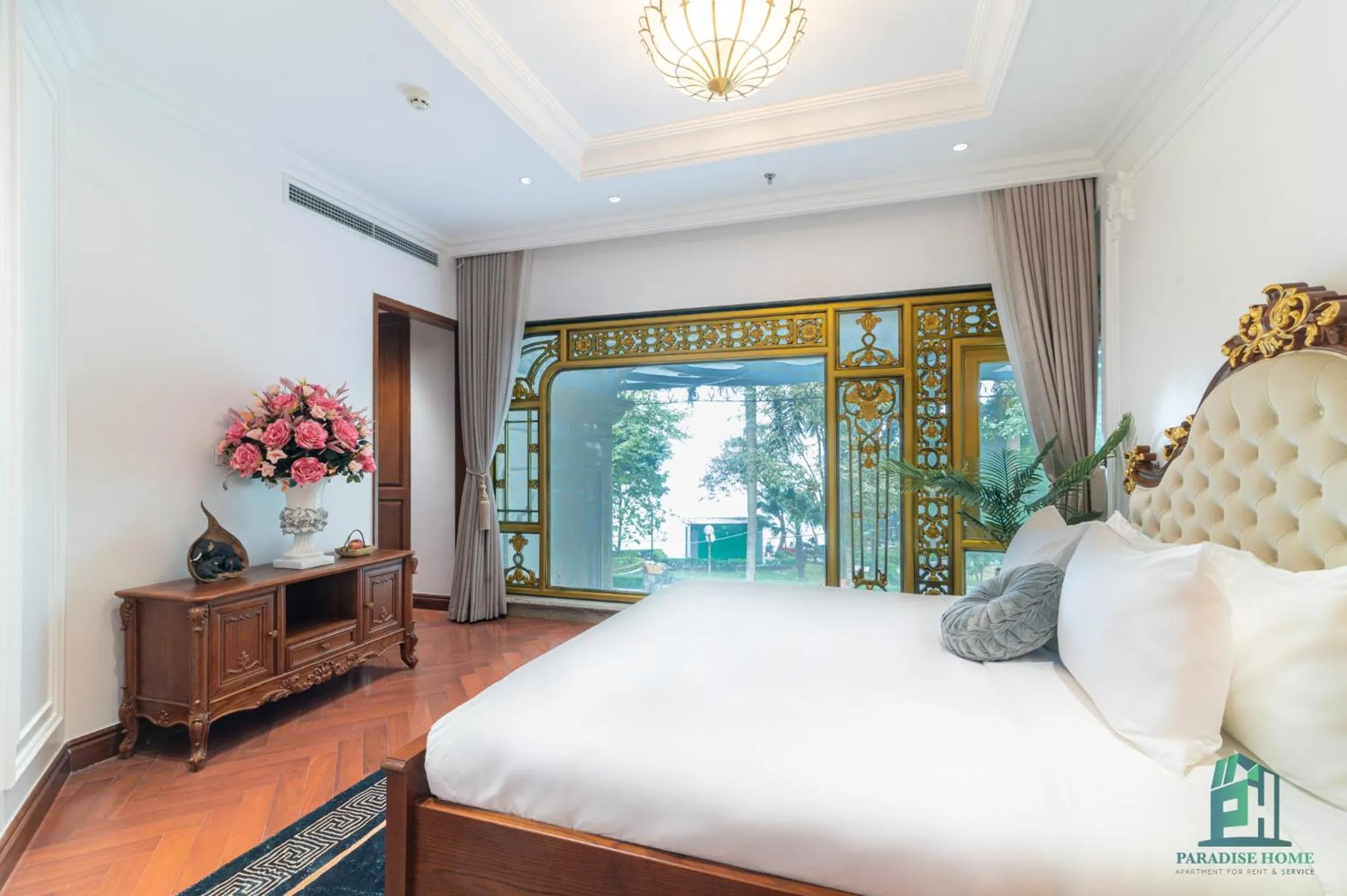 Bedroom, Bed in Luxe Paradise Suite Hotel Trich Sai