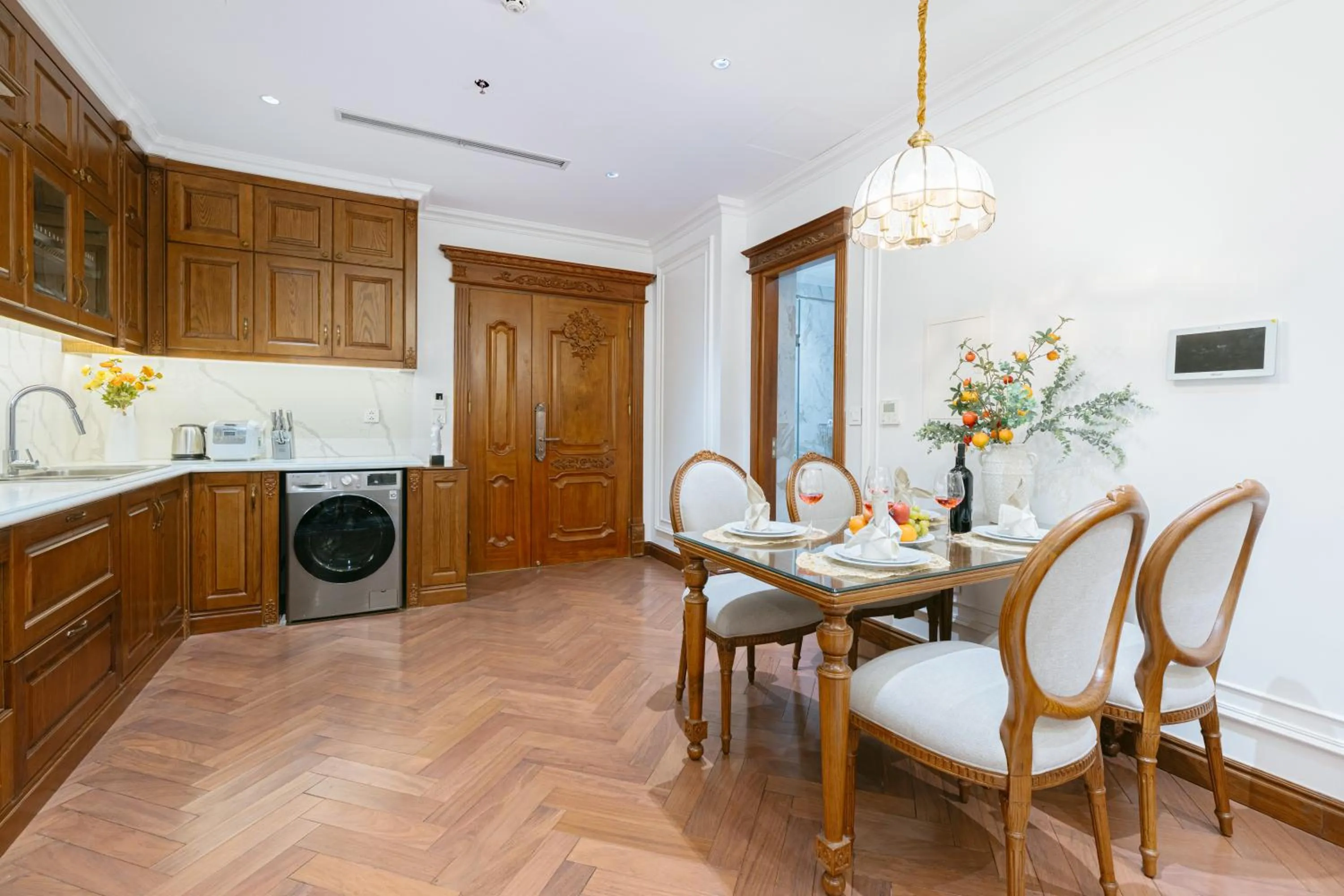 washing machine in Luxe Paradise Suite Hotel Trich Sai