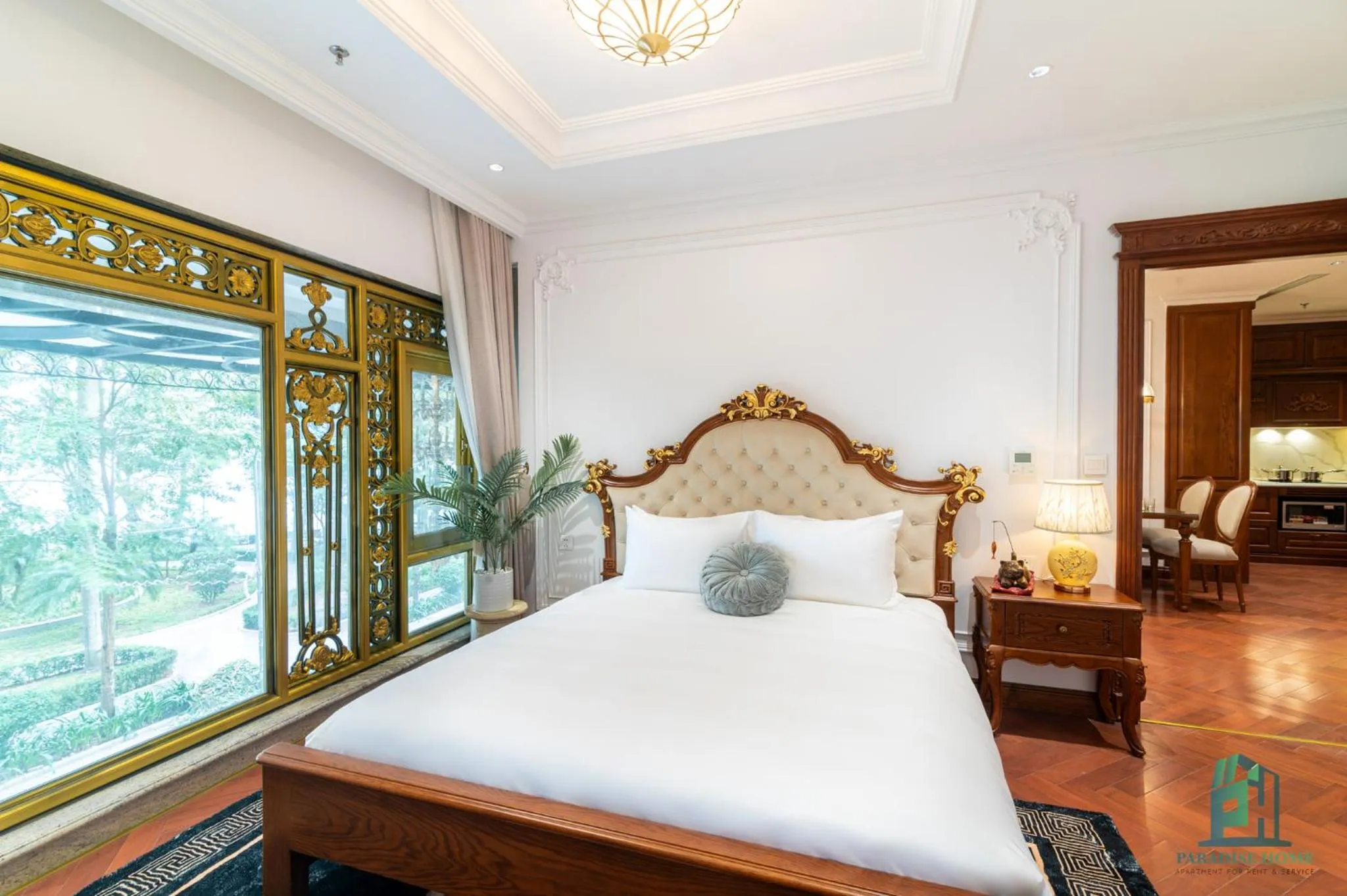 Bedroom, Bed in Luxe Paradise Suite Hotel Trich Sai