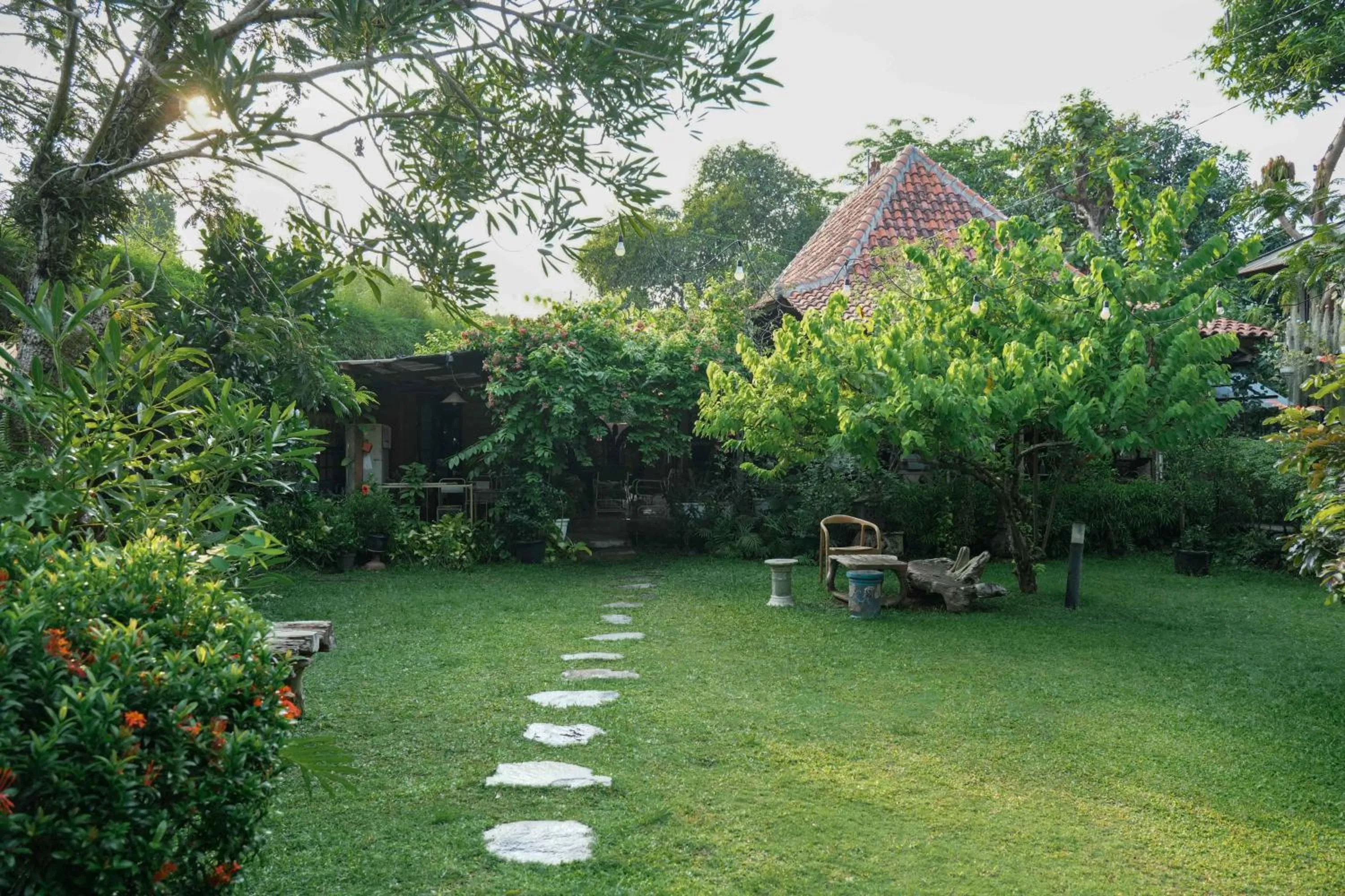 Garden in Djajanti House