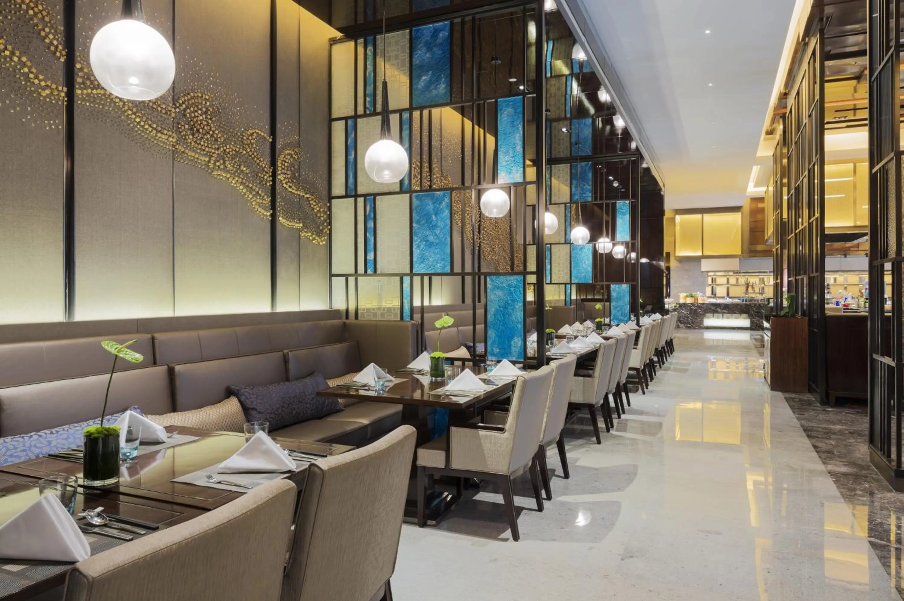 Dining area in Wanda Realm Changzhou
