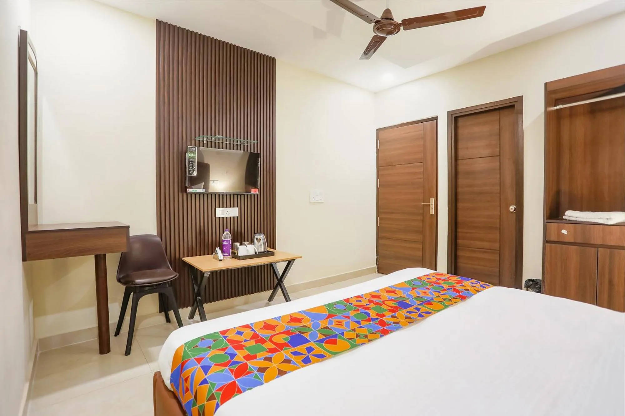 Bed in FabHotel Nirvana Residency