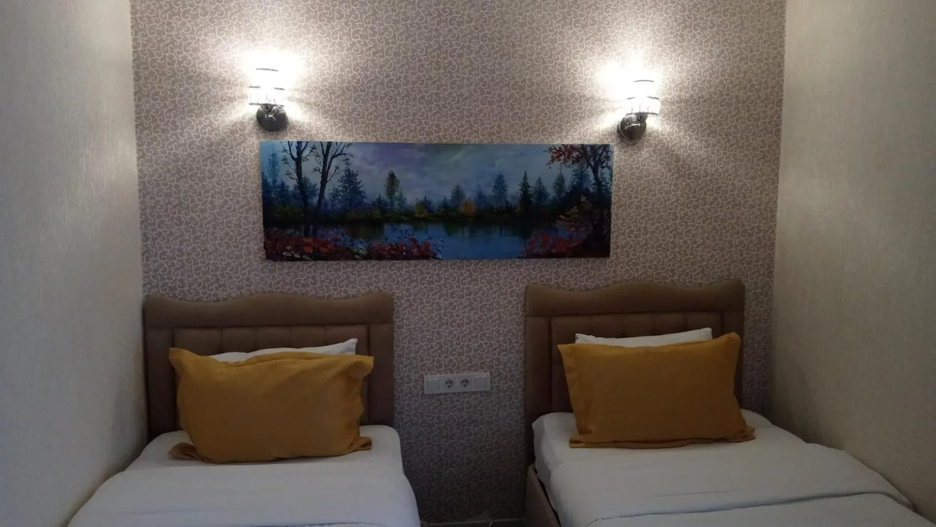 Bed in ANGRAND HOTEL