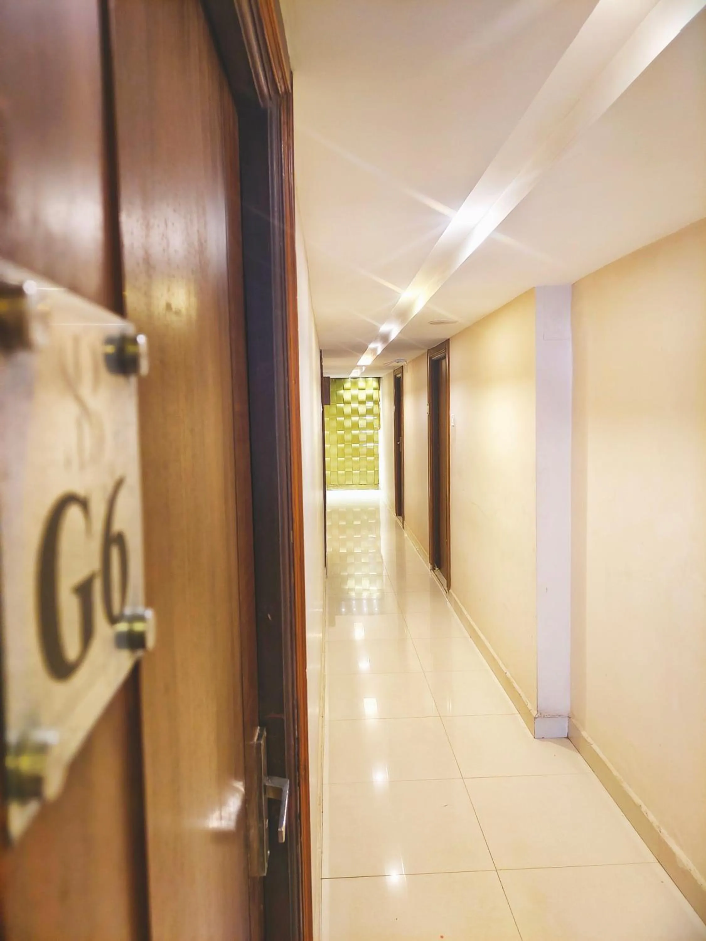 Facade/entrance in Santhi Bhavan, Chennai Central